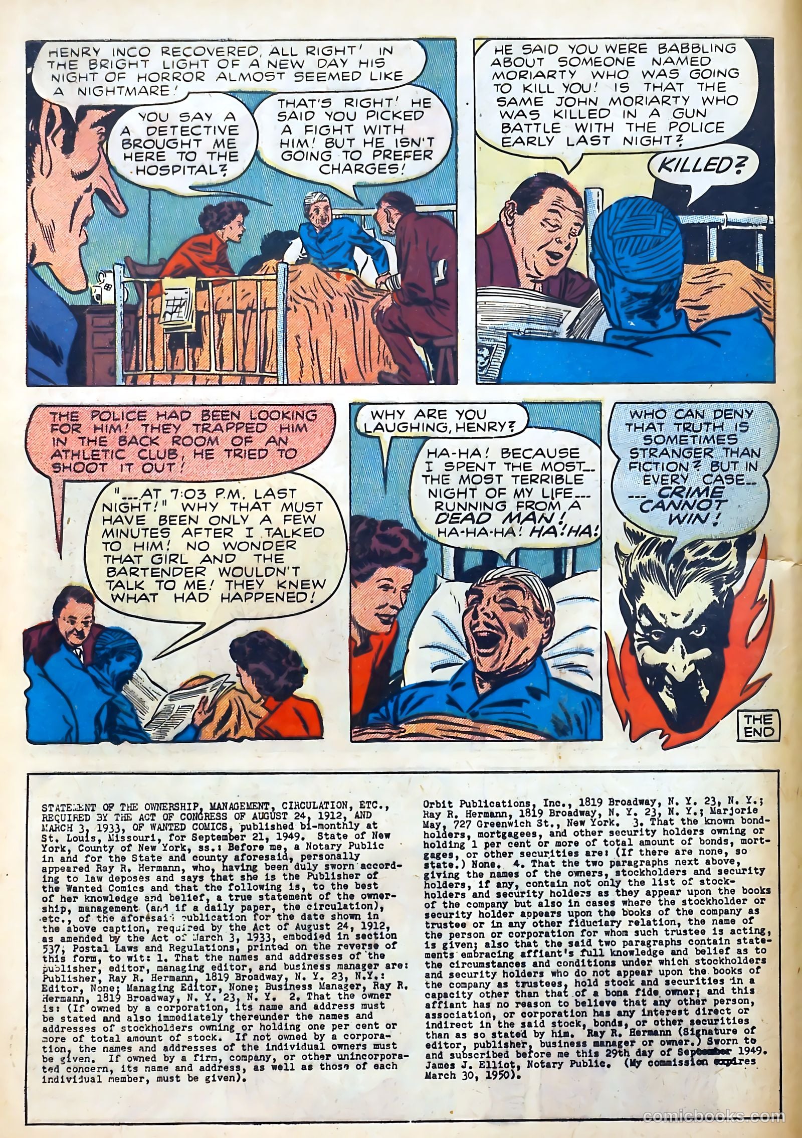 Wanted Comics #25 (1950) — page 12 of 52