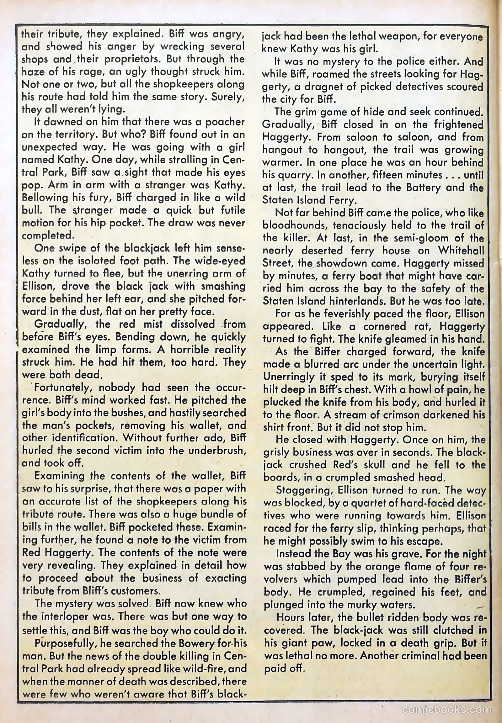 Wanted Comics #25 (1950) — page 34 of 52