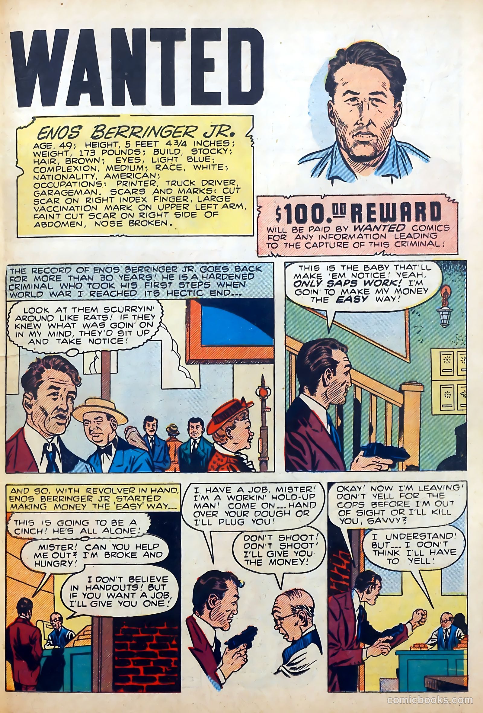 Wanted Comics #25 (1950) — page 35 of 52