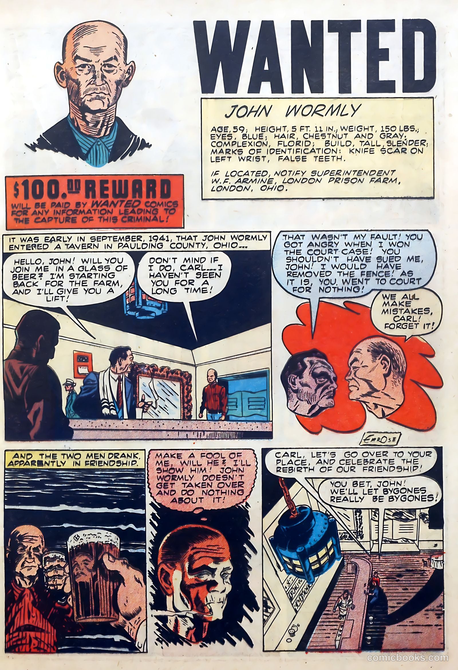 Wanted Comics #26 (1950) — page 23 of 52