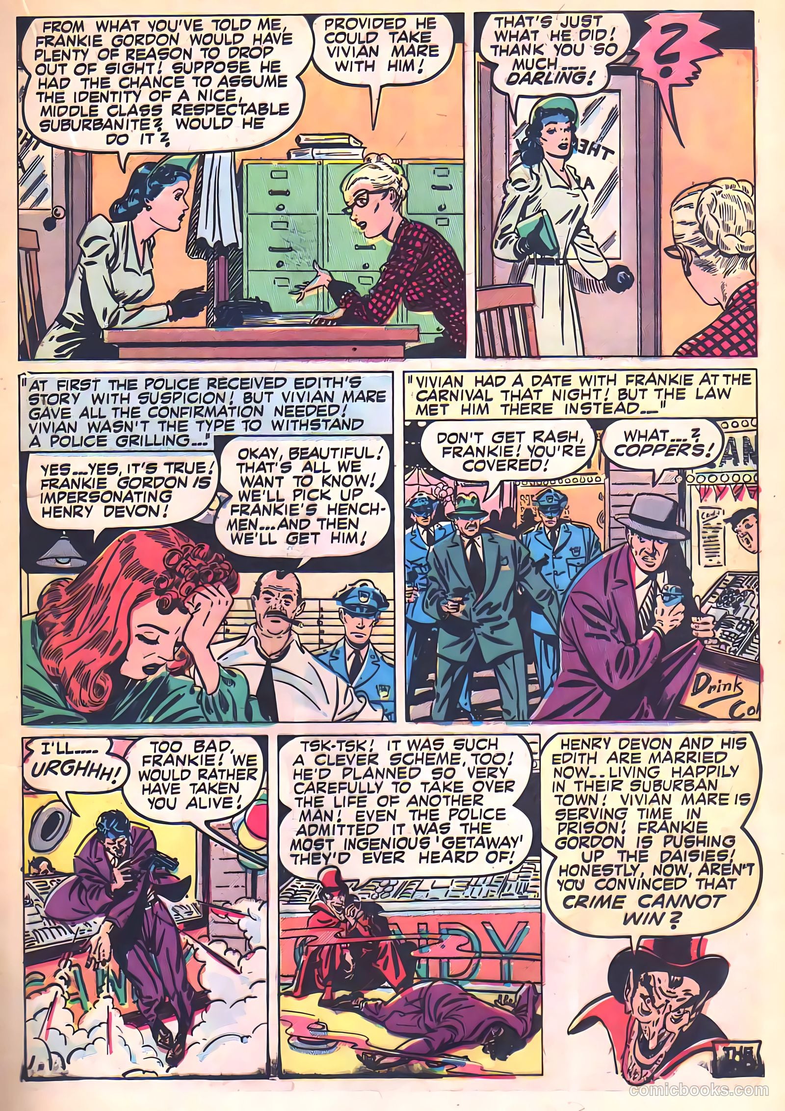 Wanted Comics #29 (1950) — page 23 of 53