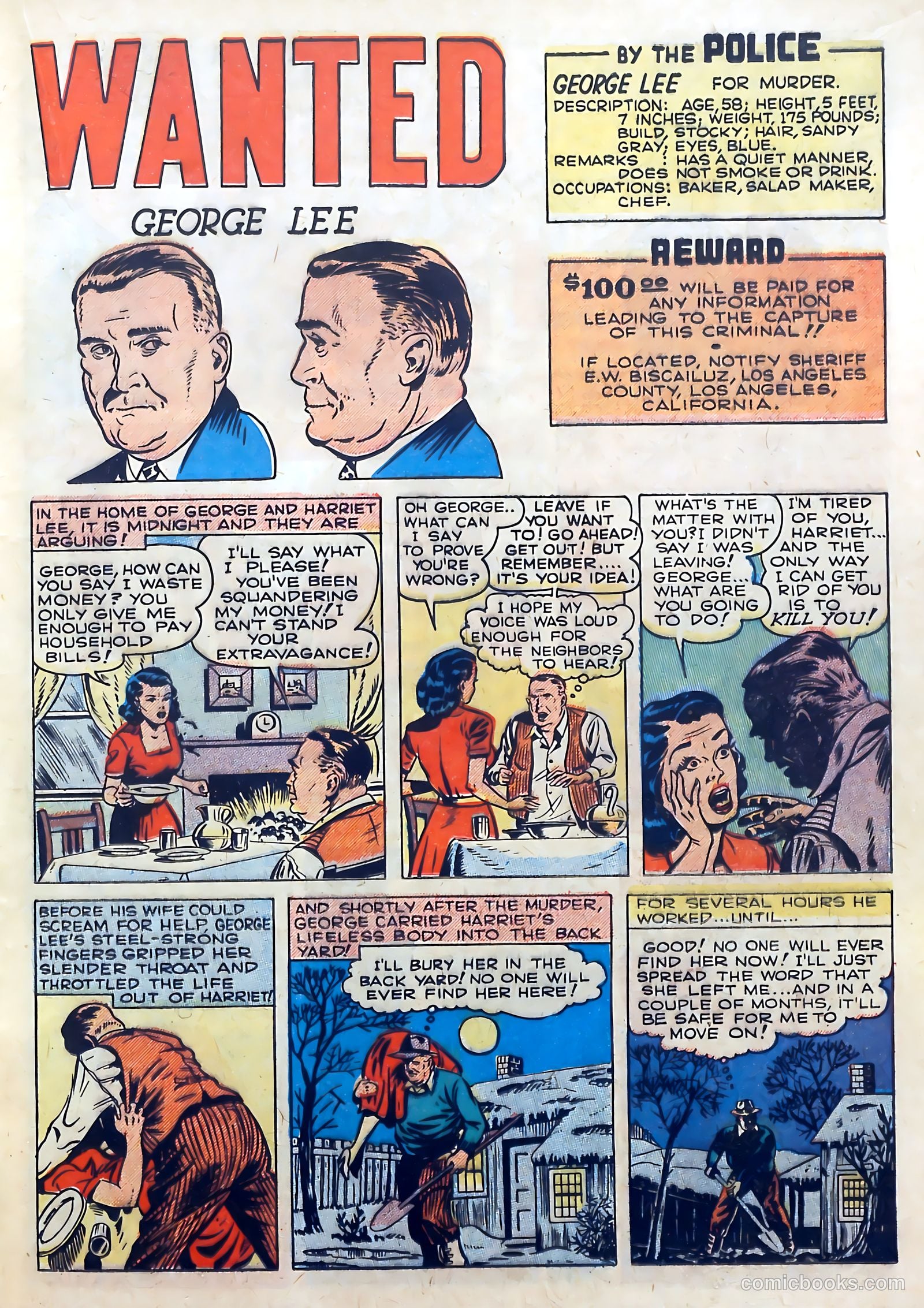 Wanted Comics #30 (1950) — page 23 of 52