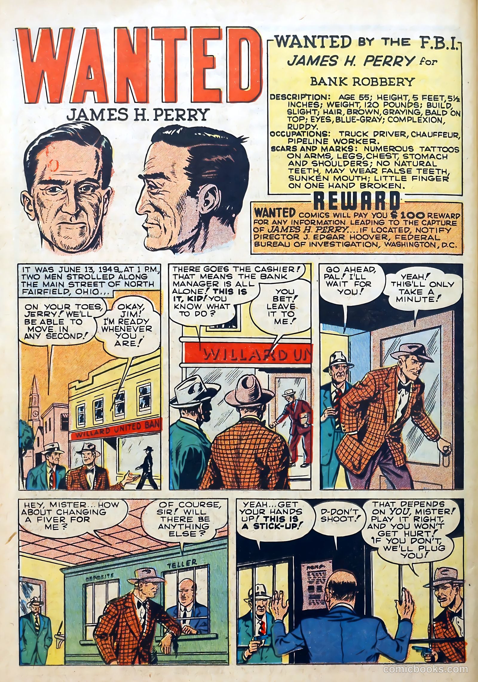 Wanted Comics #30 (1950) — page 38 of 52