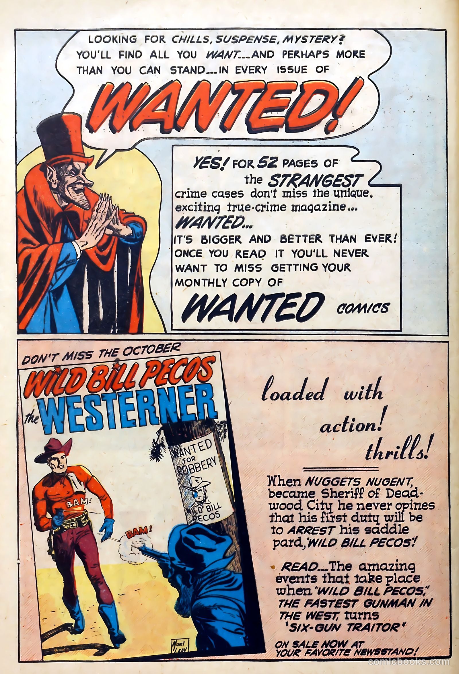 Wanted Comics #30 (1950) — page 40 of 52