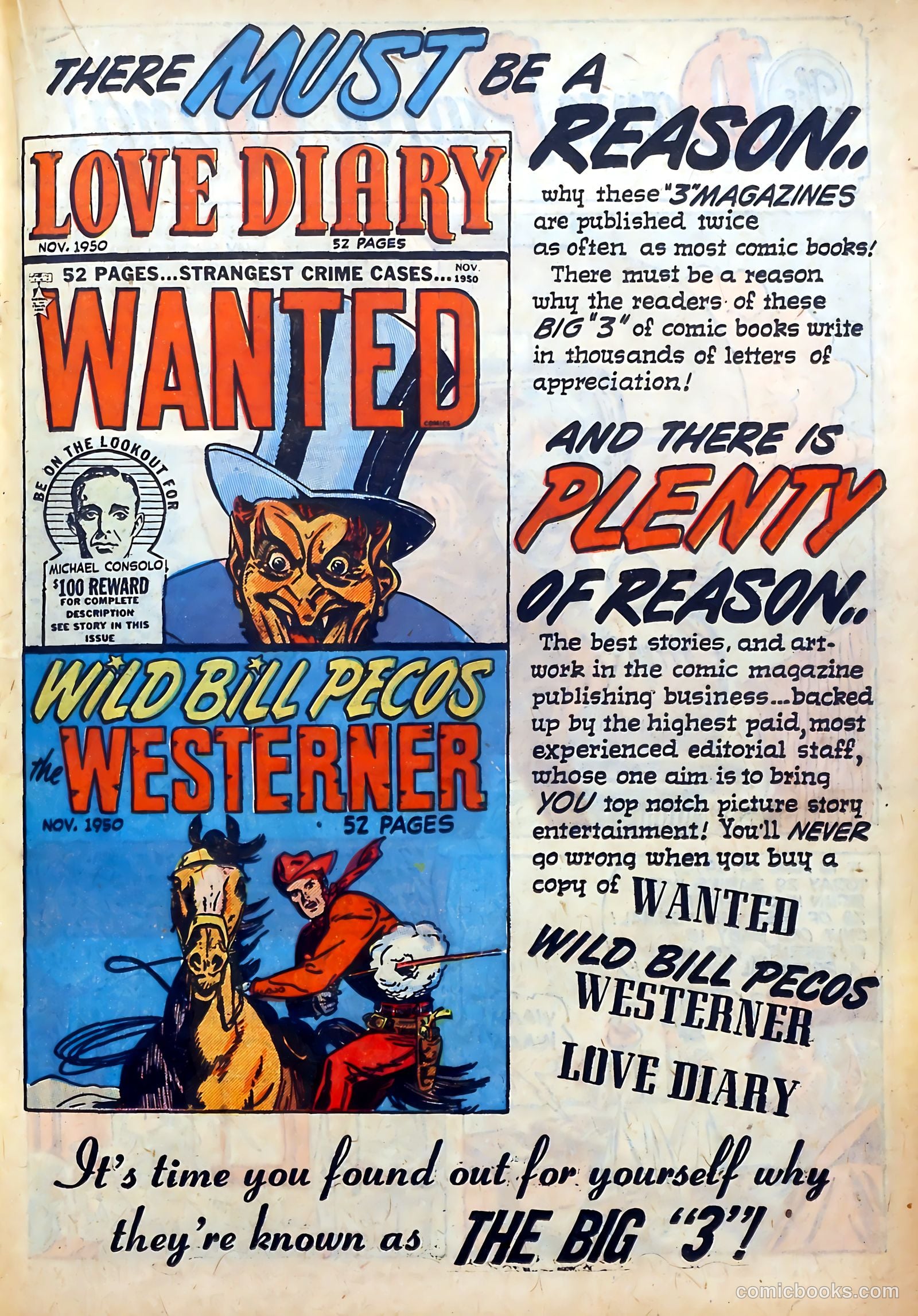 Wanted Comics #31 (1950) — page 27 of 52