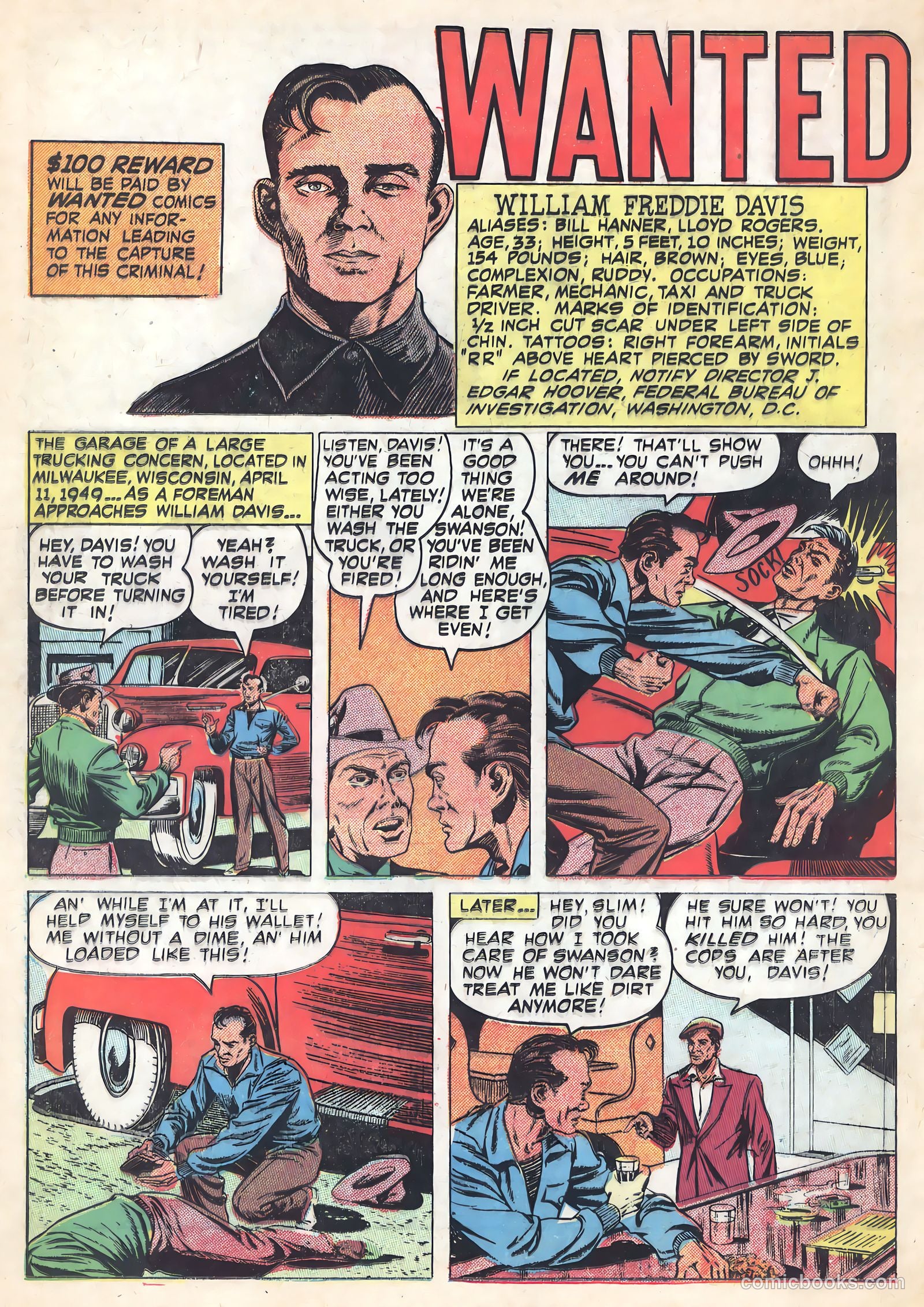 Wanted Comics #32 (1950) — page 26 of 53