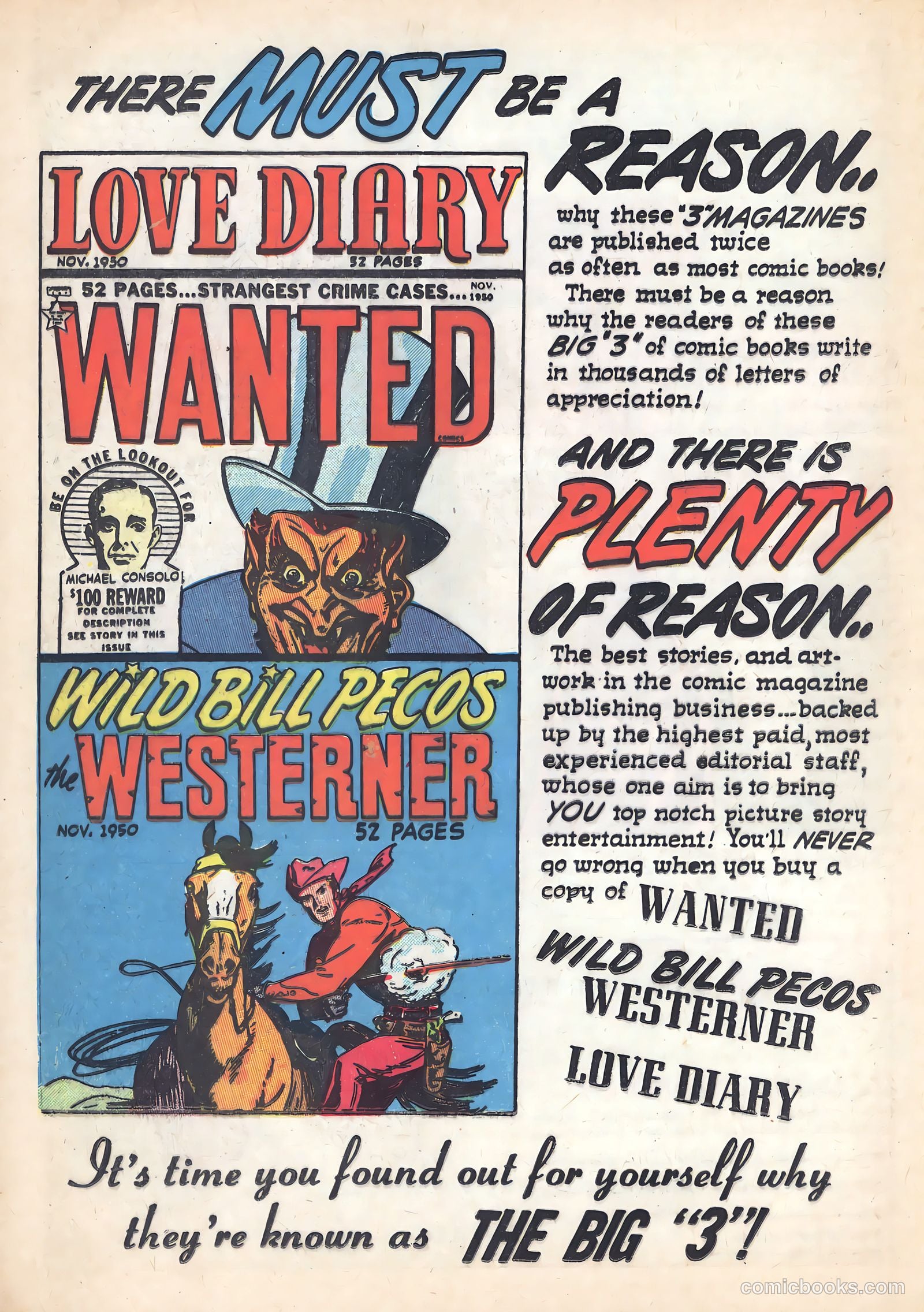 Wanted Comics #32 (1950) — page 38 of 53