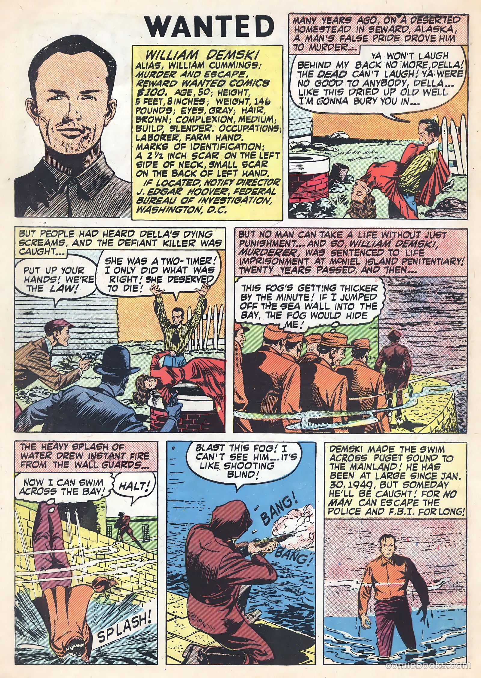 Wanted Comics #32 (1950) — page 40 of 53