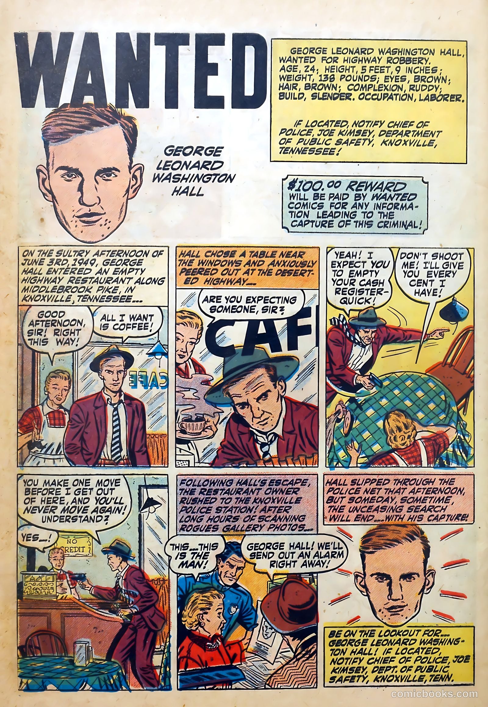 Wanted Comics #33 (1951) — page 40 of 53