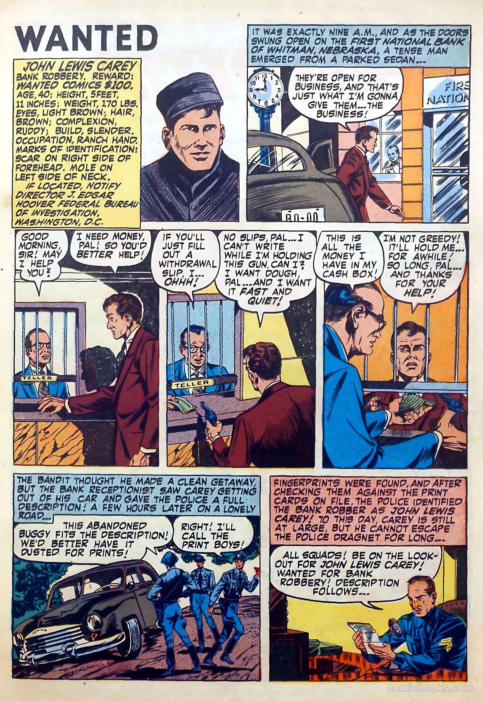 Wanted Comics #34 (1951) — page 15 of 53