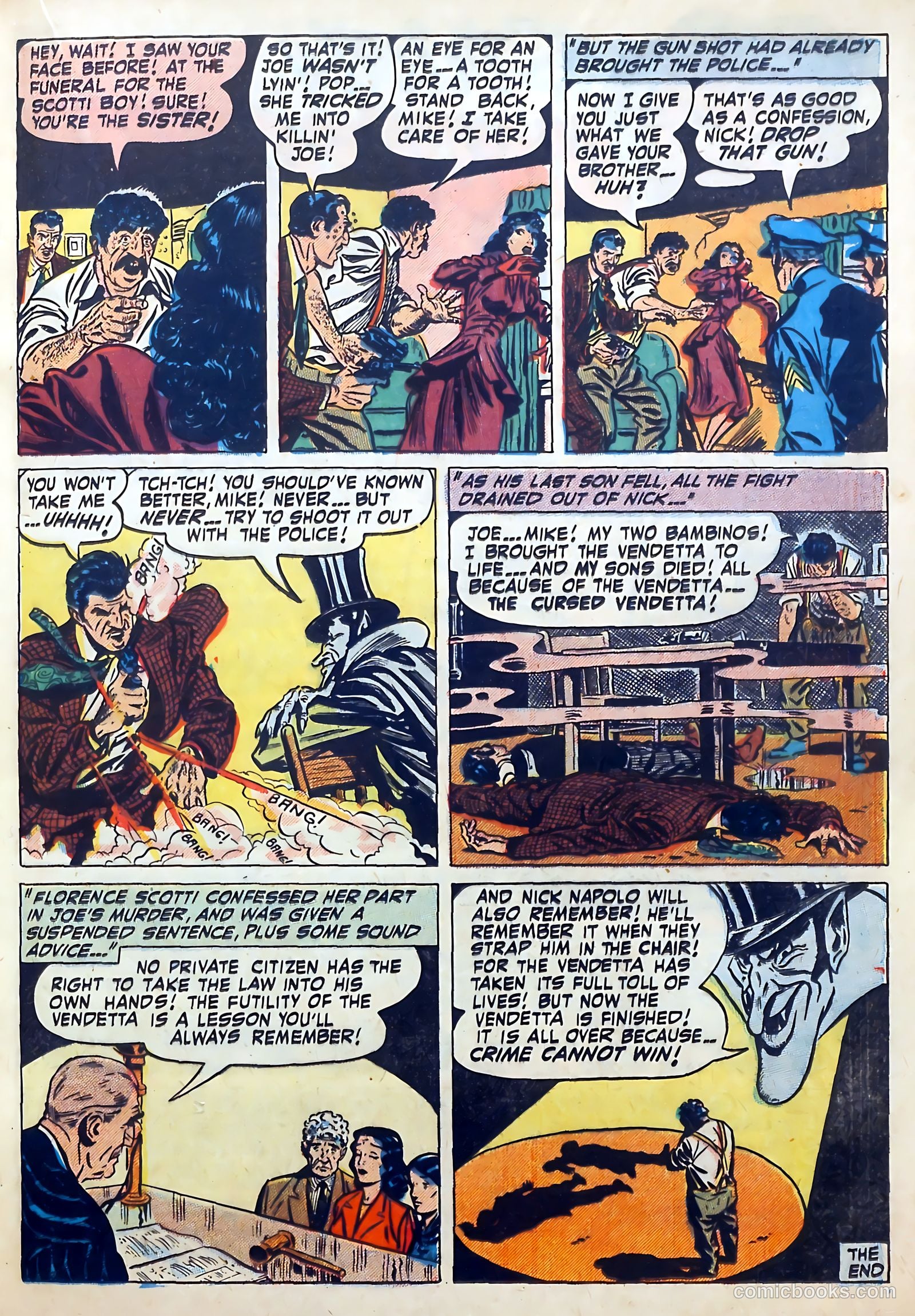 Wanted Comics #34 (1951) — page 23 of 53