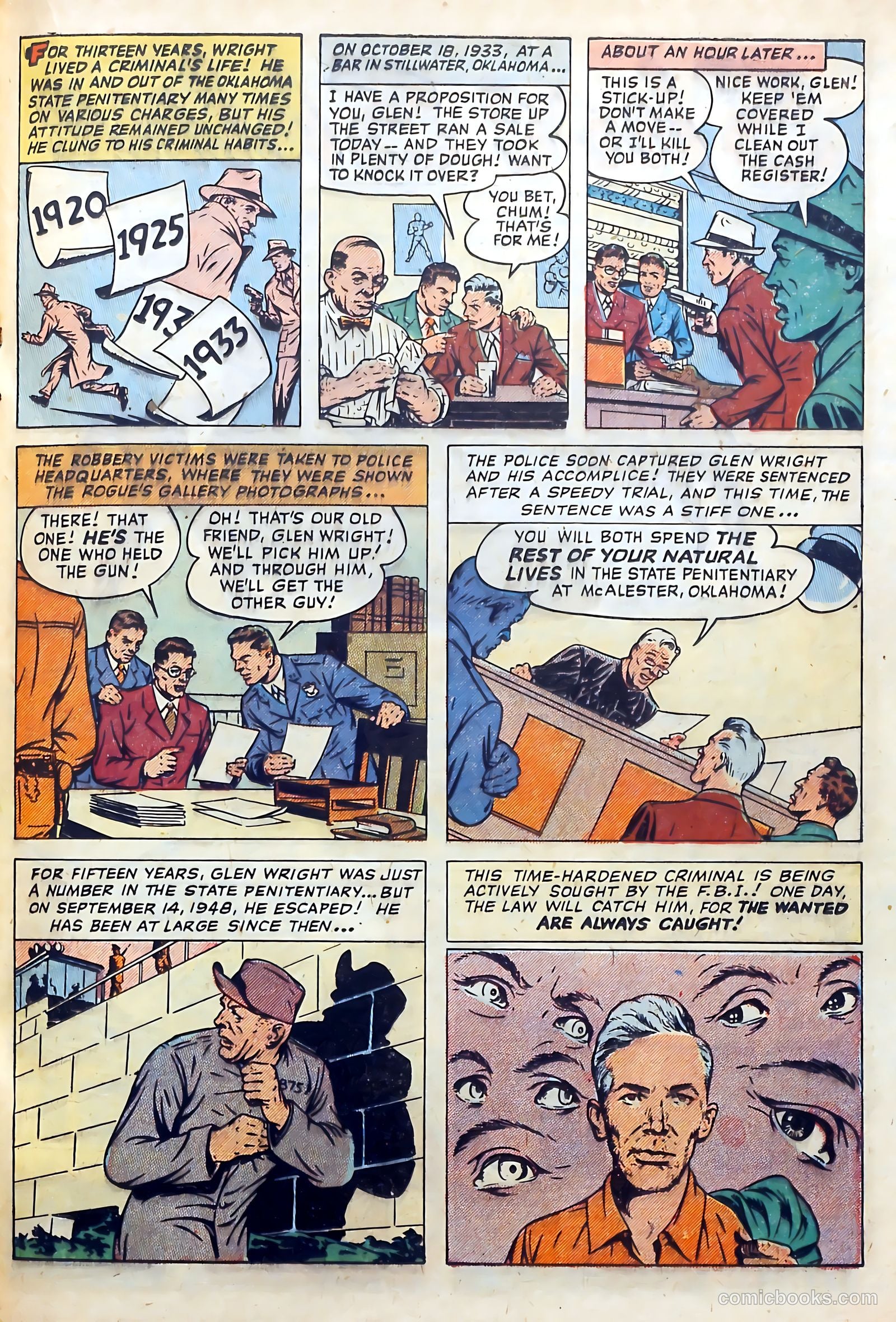 Wanted Comics #35 (1951) — page 25 of 53