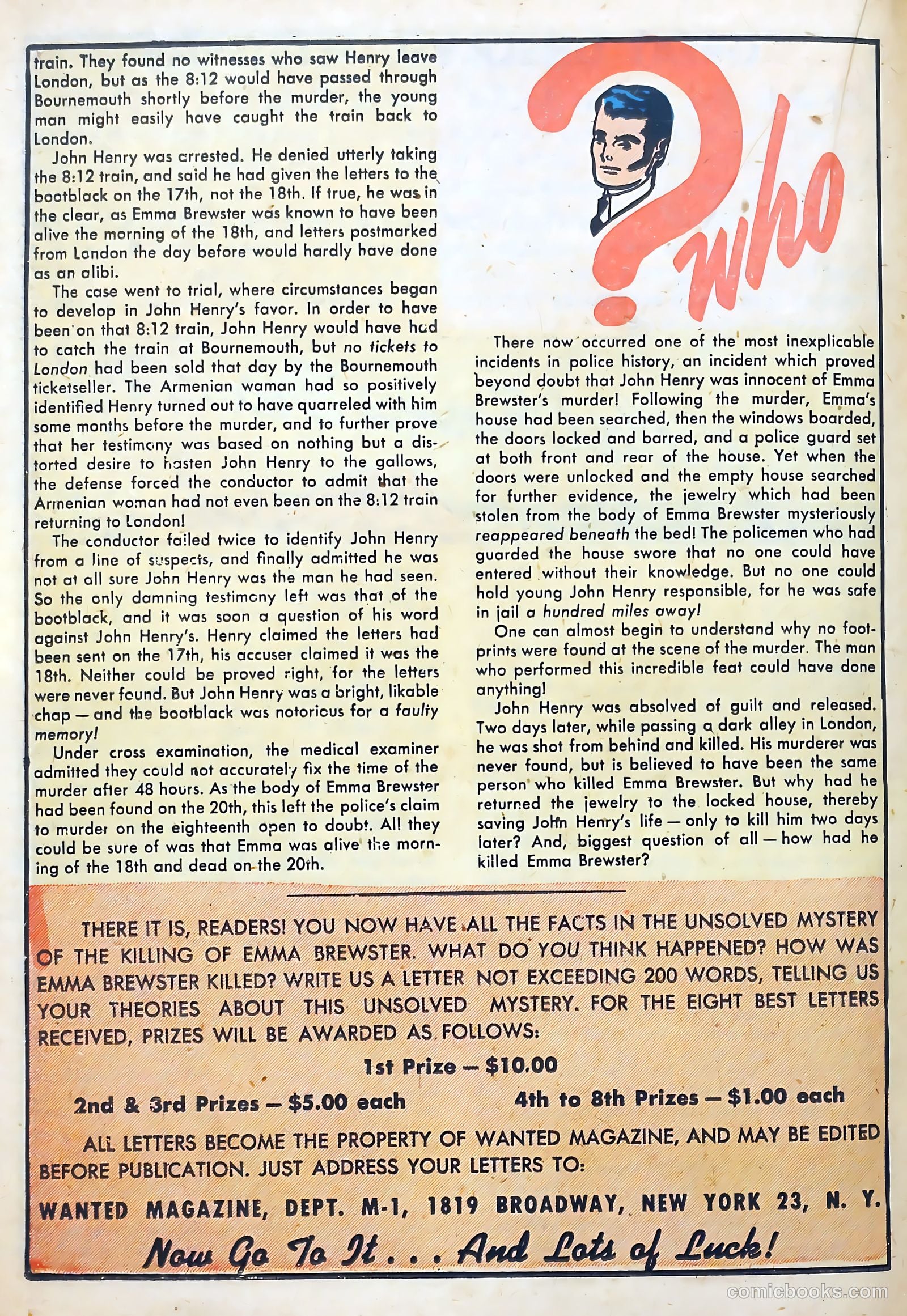 Wanted Comics #35 (1951) — page 32 of 53