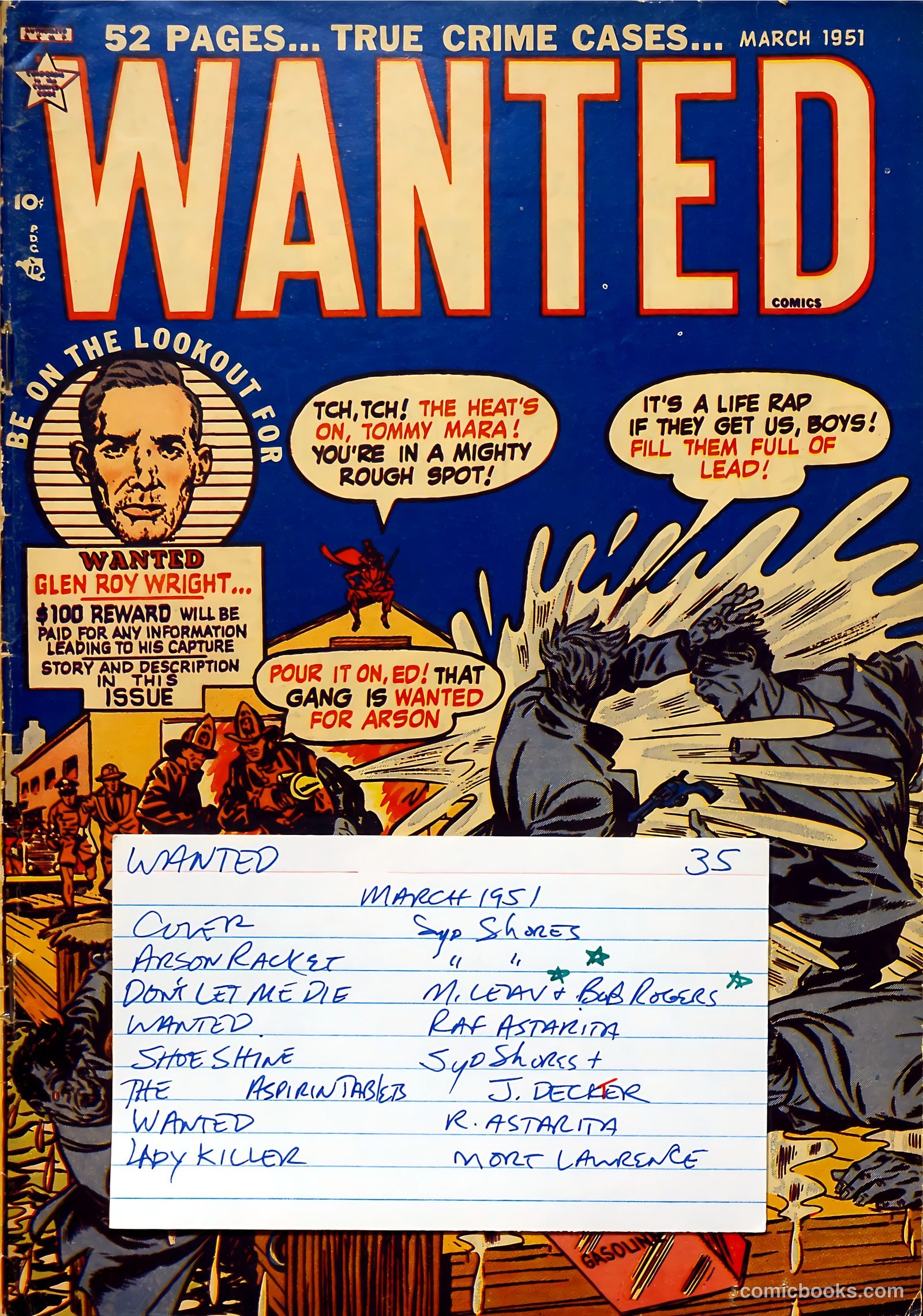 Wanted Comics #35 (1951) — page 53 of 53