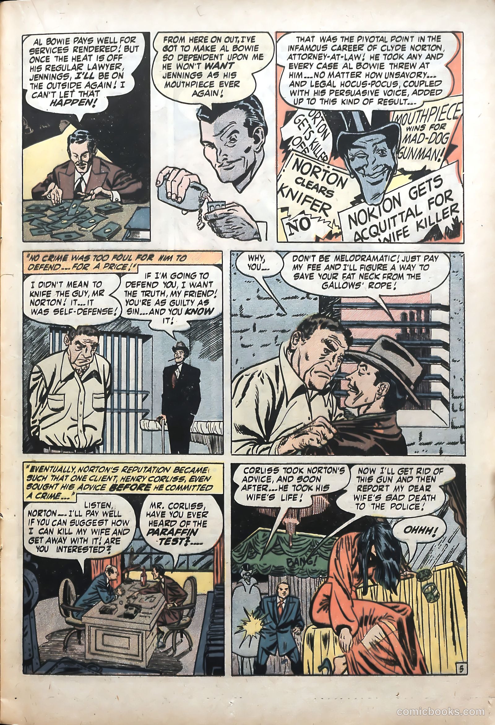 Wanted Comics #36 (1951) — page 19 of 53