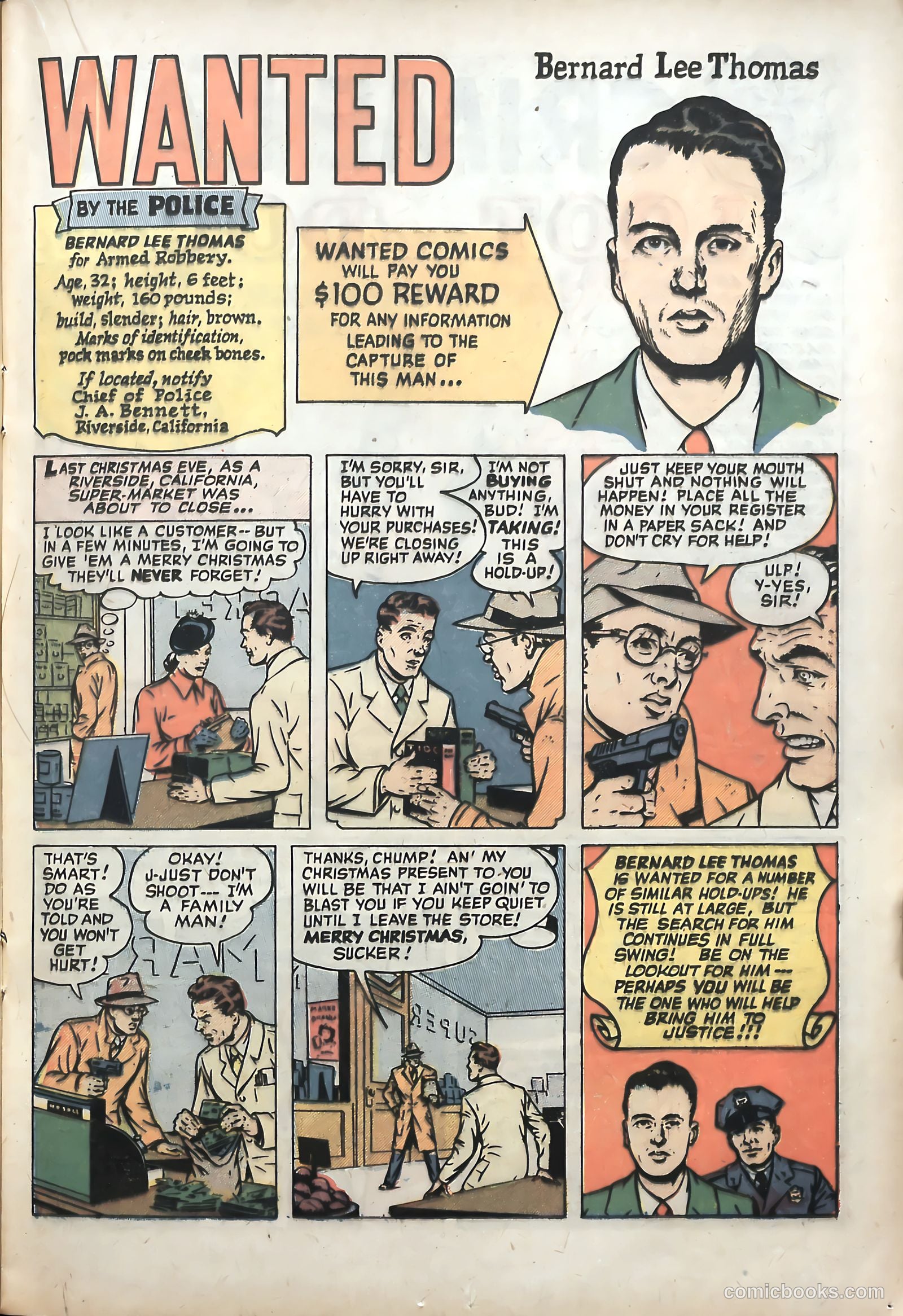 Wanted Comics #36 (1951) — page 23 of 53