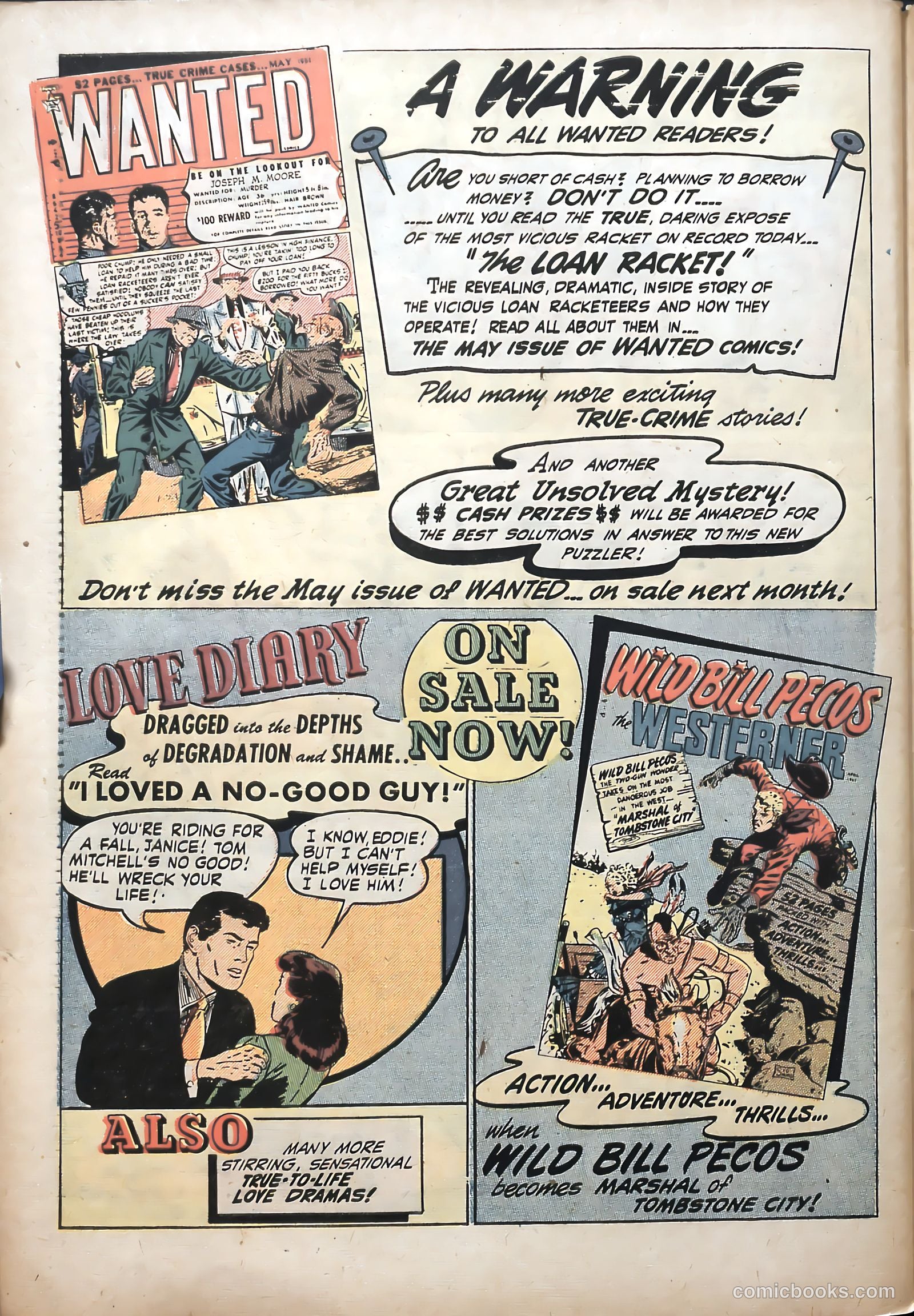 Wanted Comics #36 (1951) — page 48 of 53