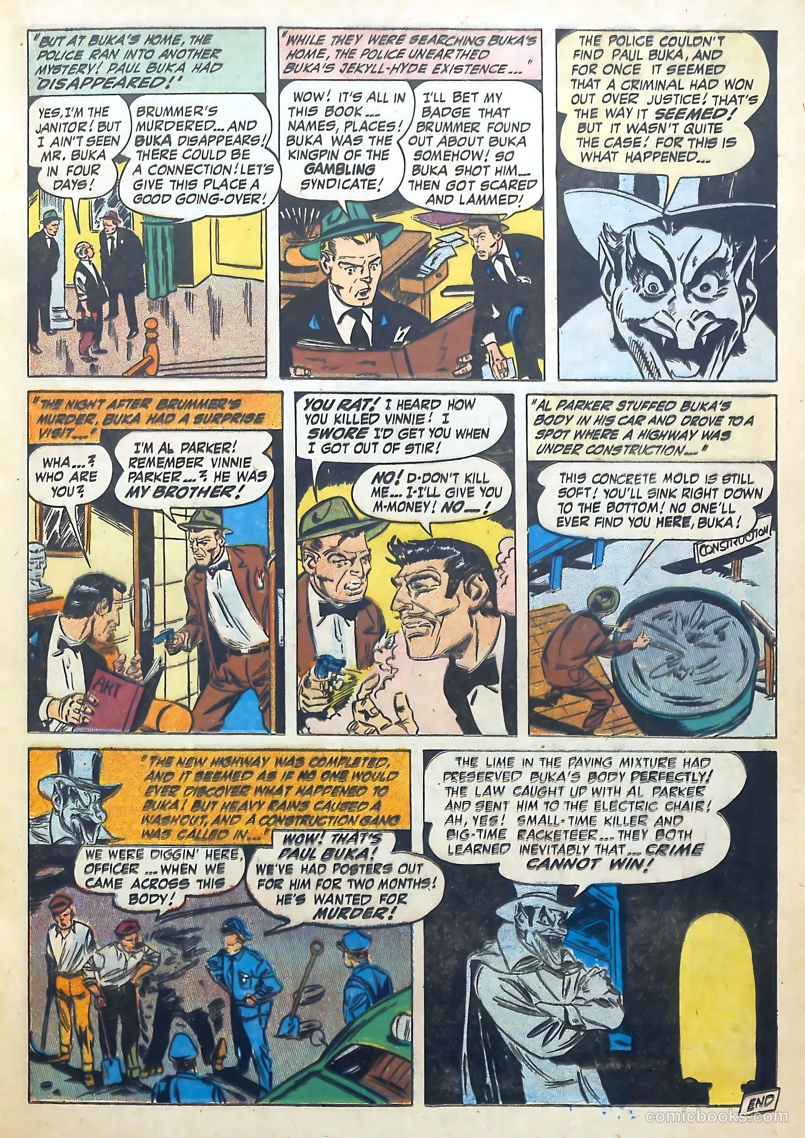 Wanted Comics #38 (1951) — page 23 of 52