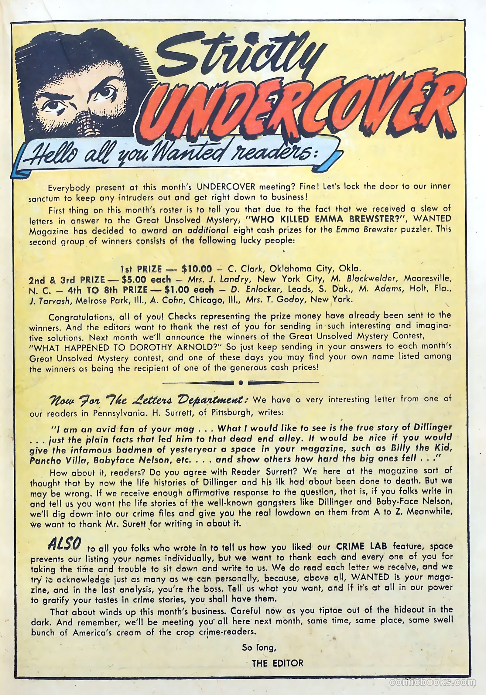 Wanted Comics #39 (1951) — page 31 of 52