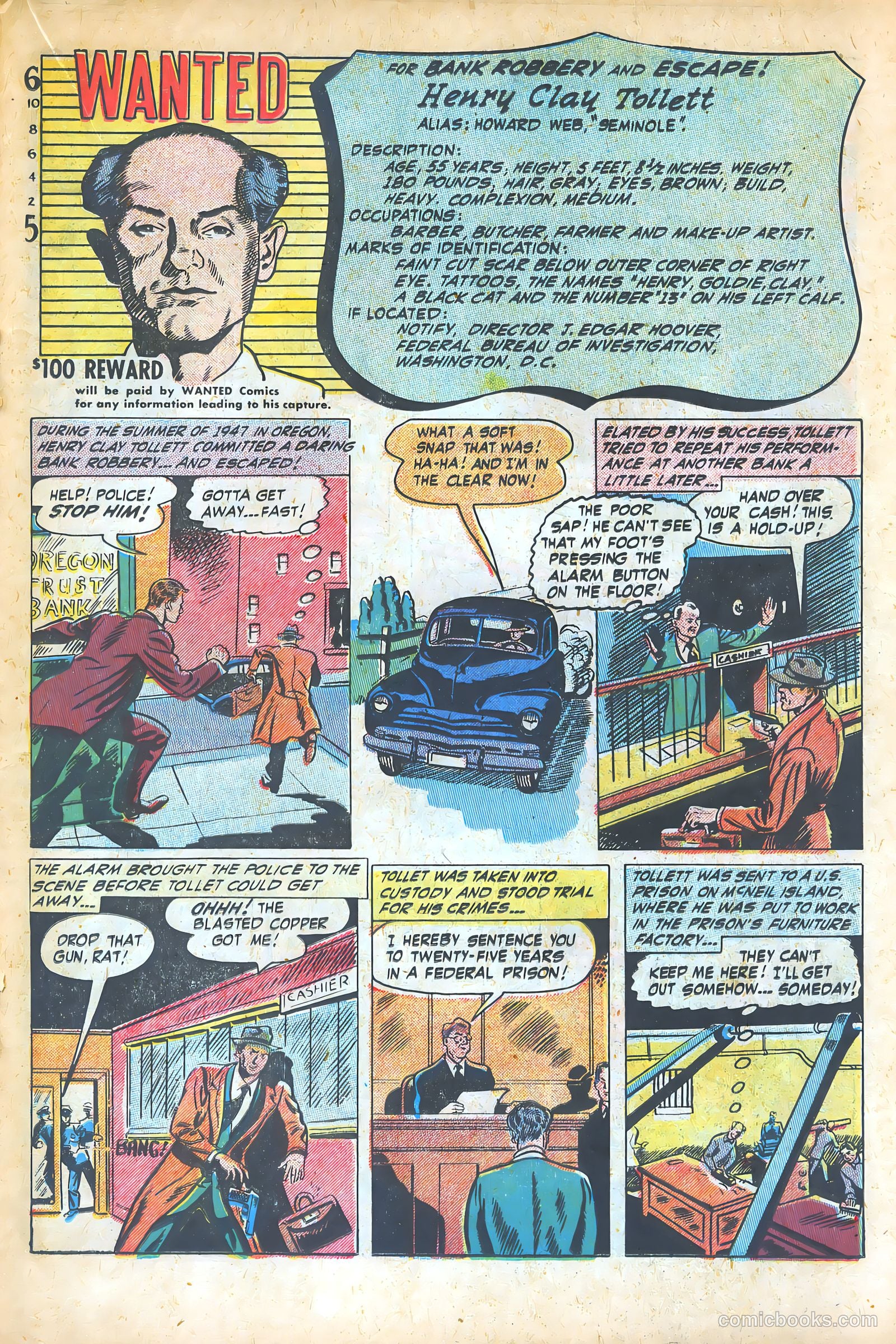Wanted Comics #40 (1951) — page 27 of 53