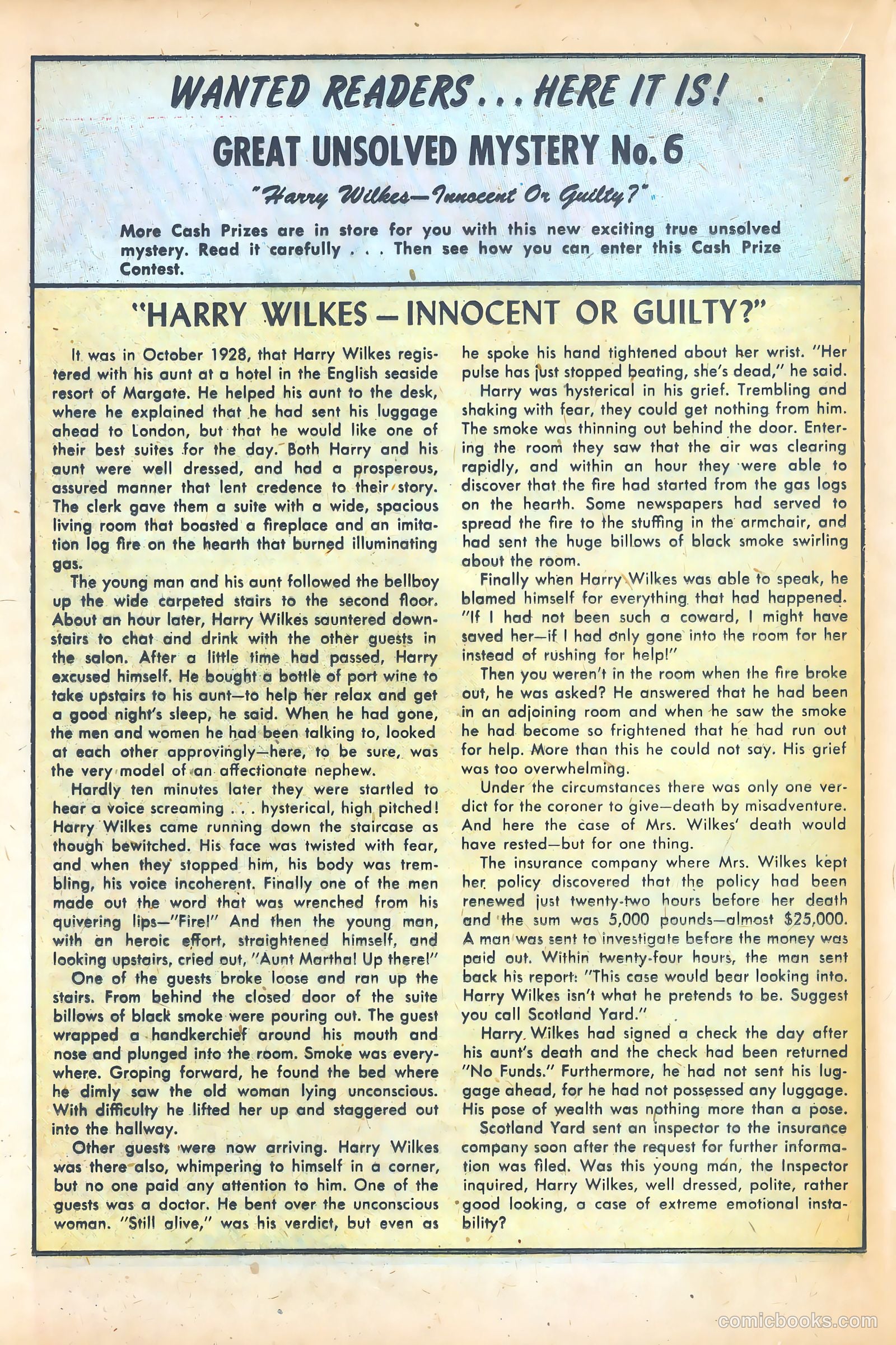 Wanted Comics #40 (1951) — page 34 of 53