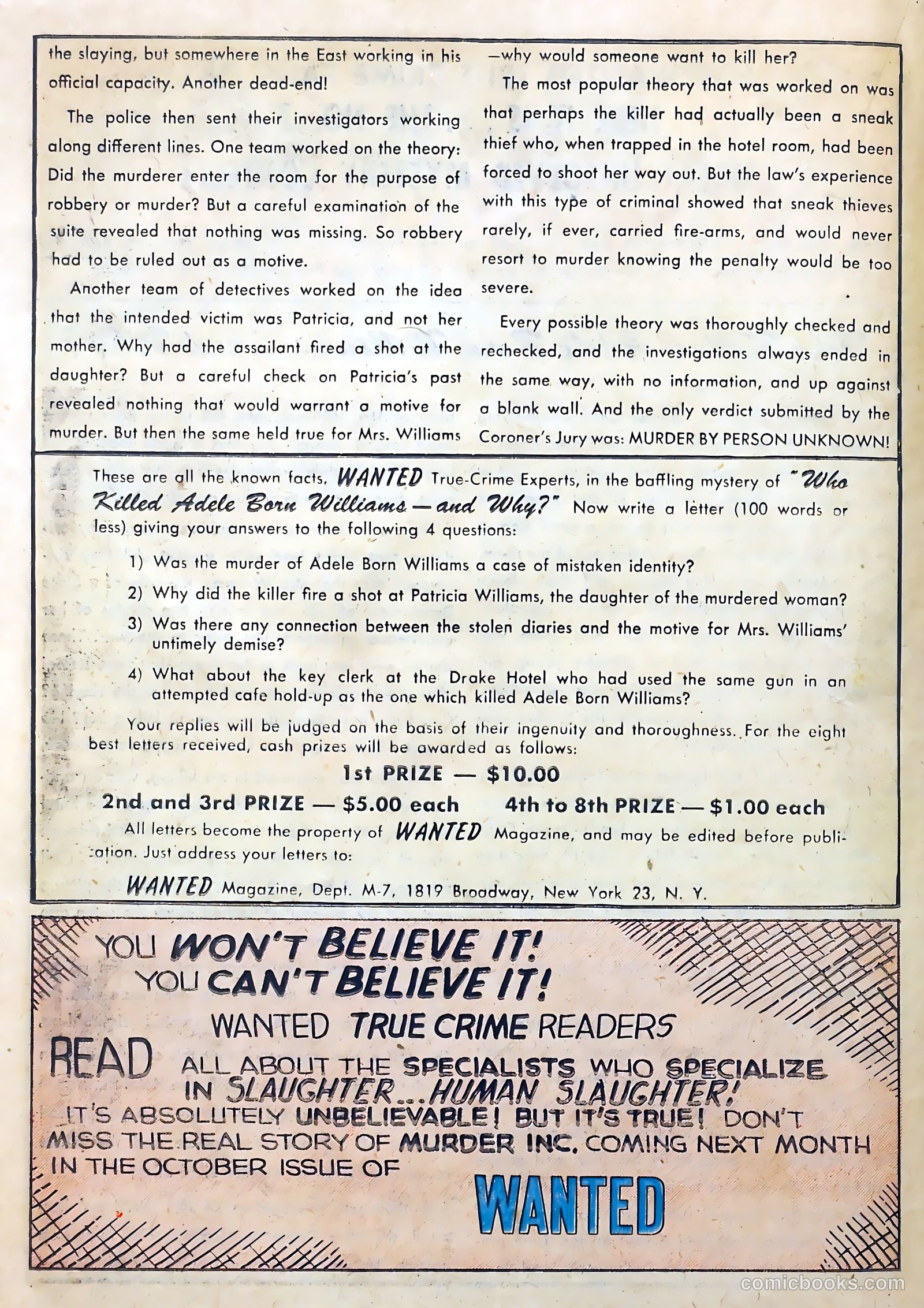 Wanted Comics #41 (1951) — page 32 of 53
