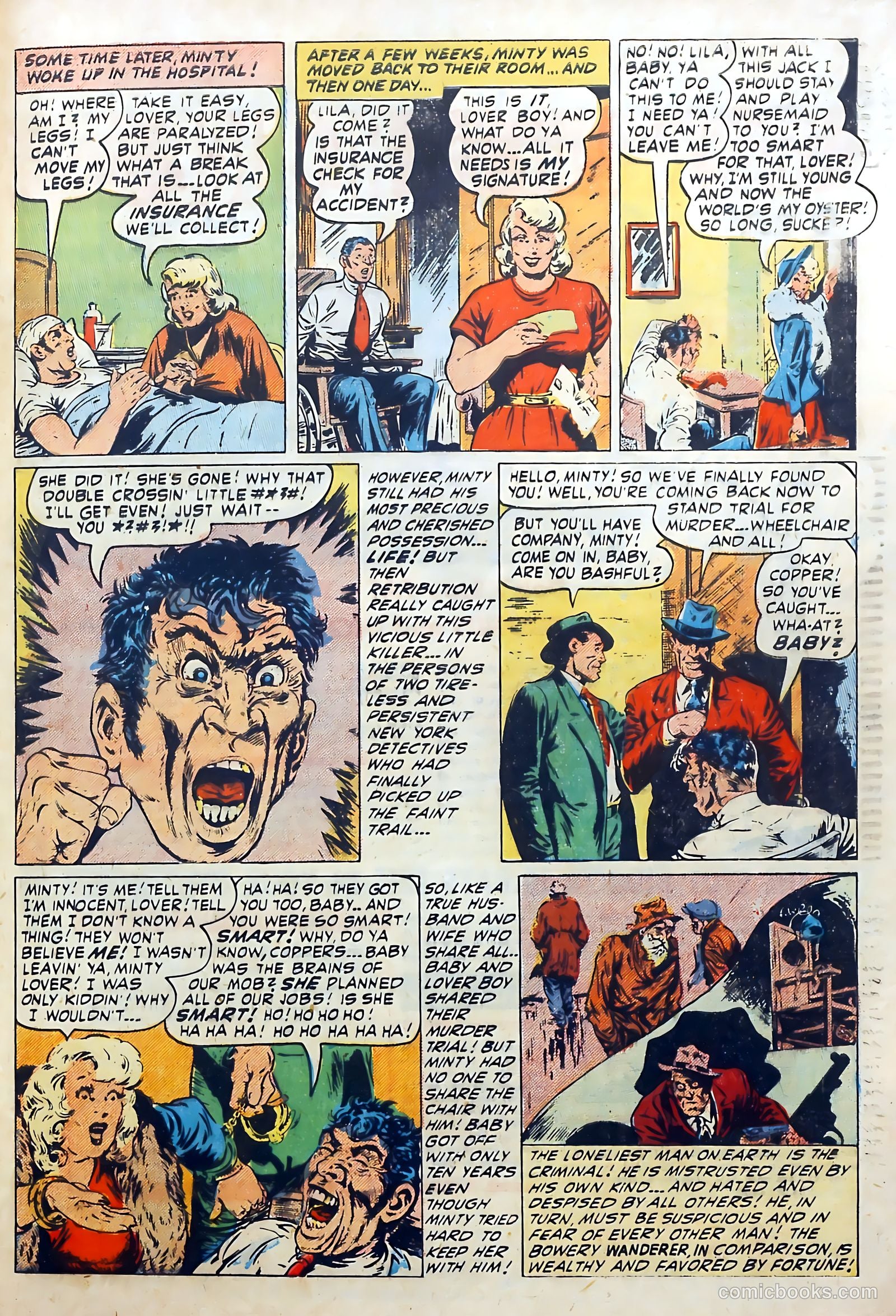 Wanted Comics #43 (1951) — page 33 of 36