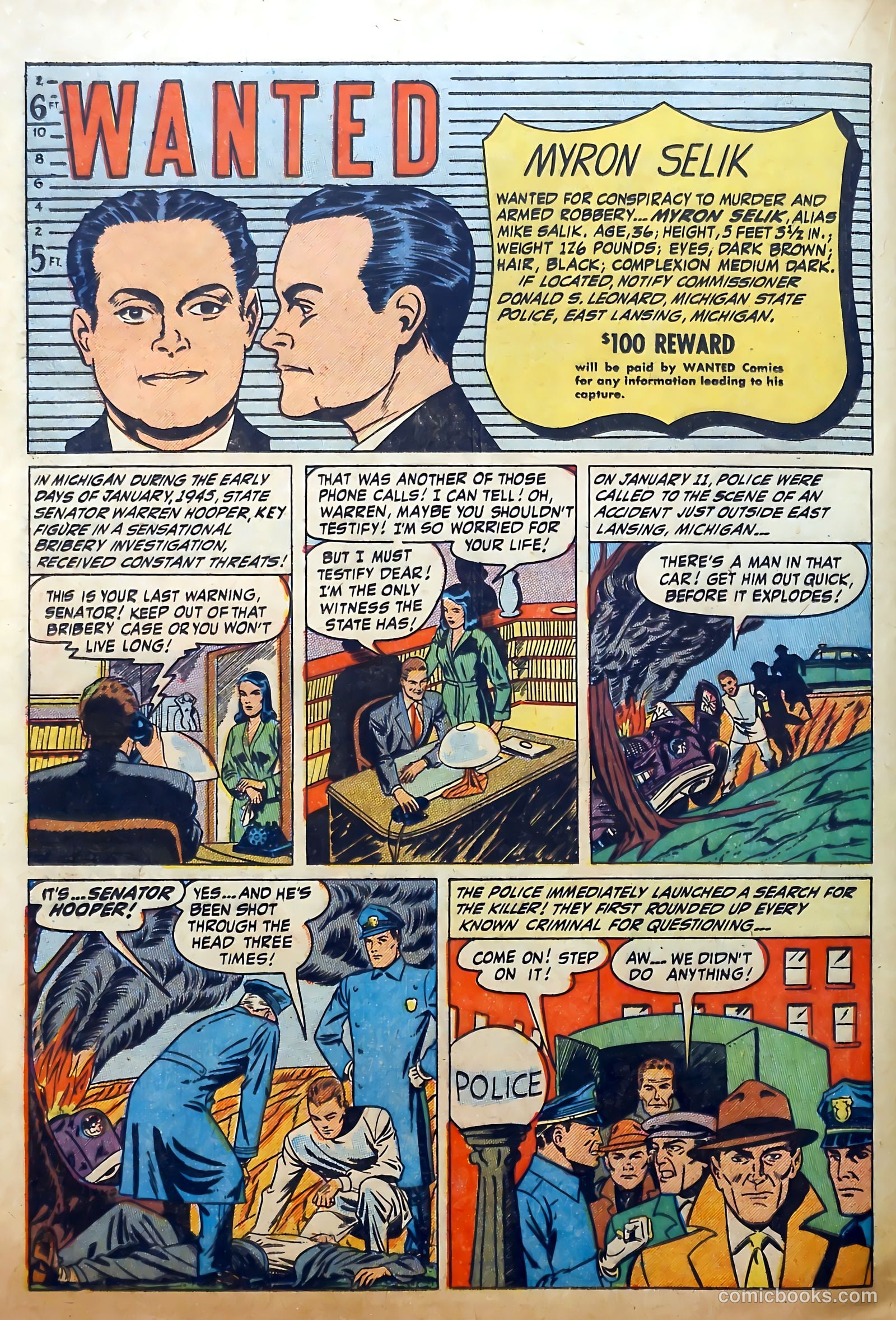 Wanted Comics #44 (1952) — page 22 of 36