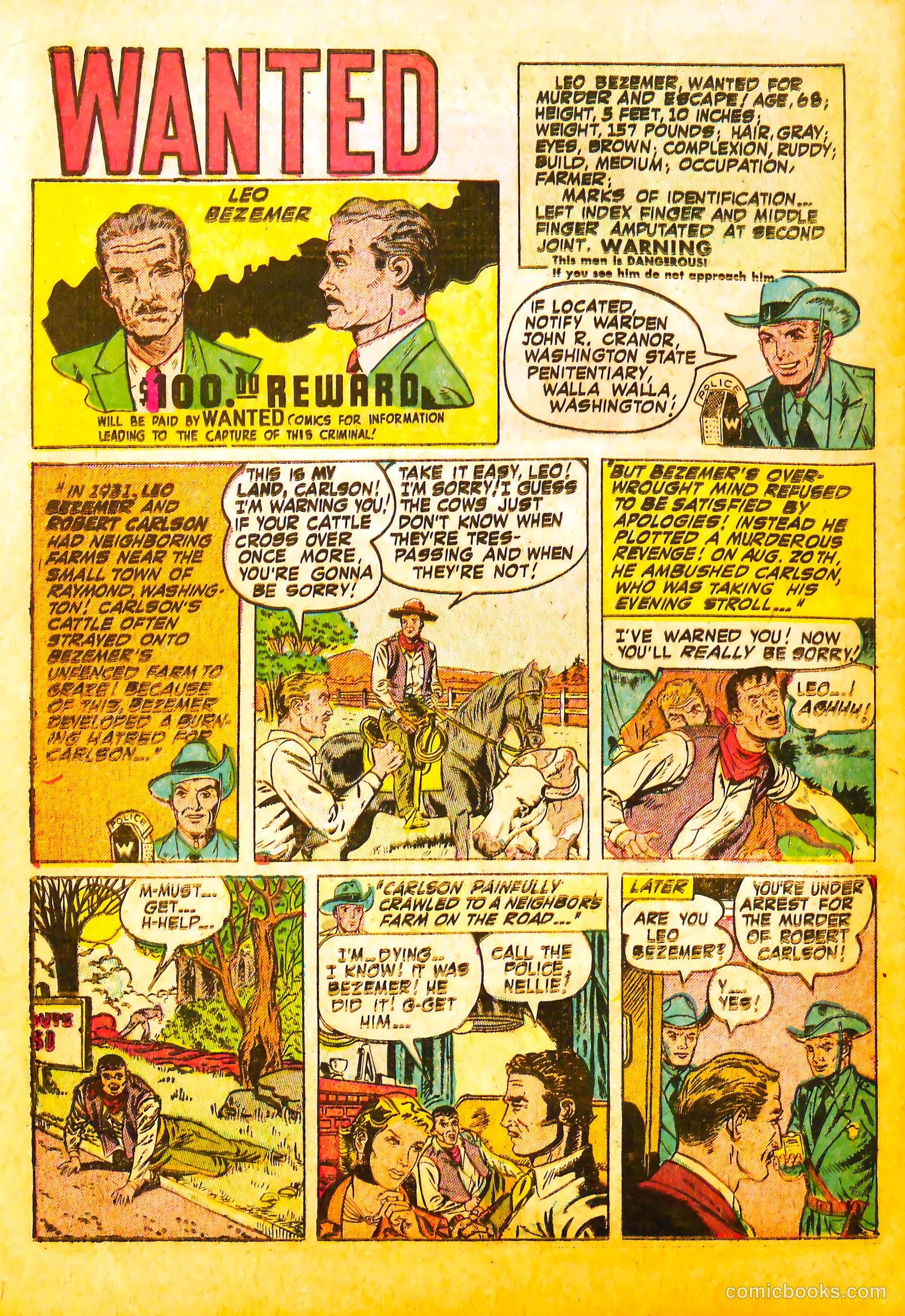 Wanted Comics #45 (1952) — page 24 of 36