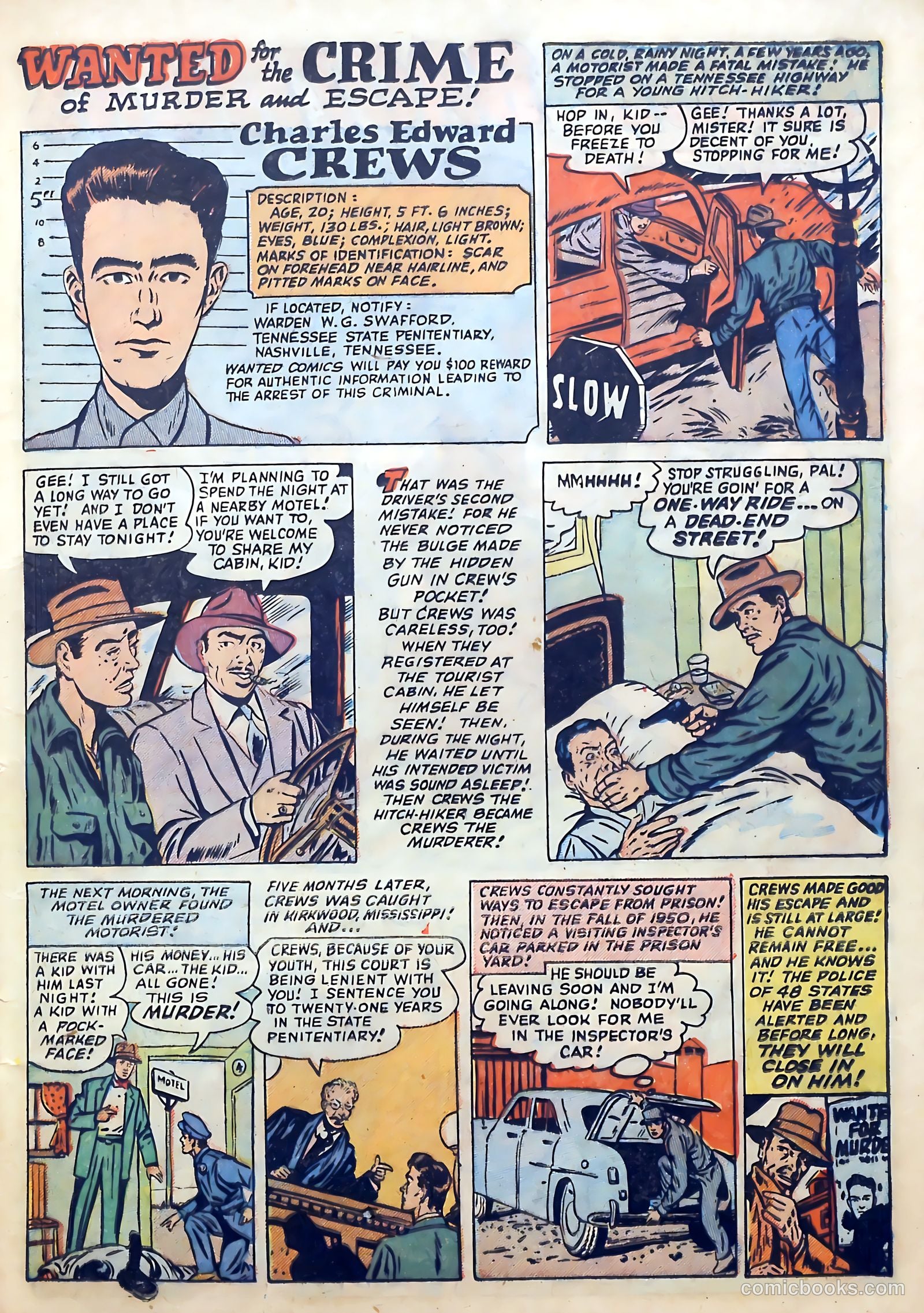 Wanted Comics #46 (1952) — page 15 of 36