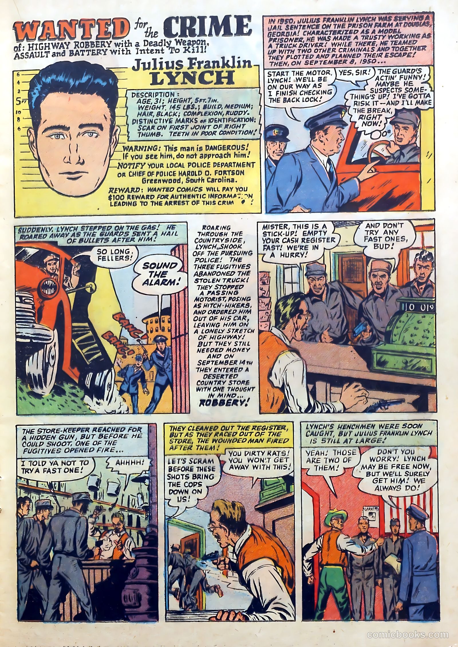 Wanted Comics #47 (1952) — page 15 of 36