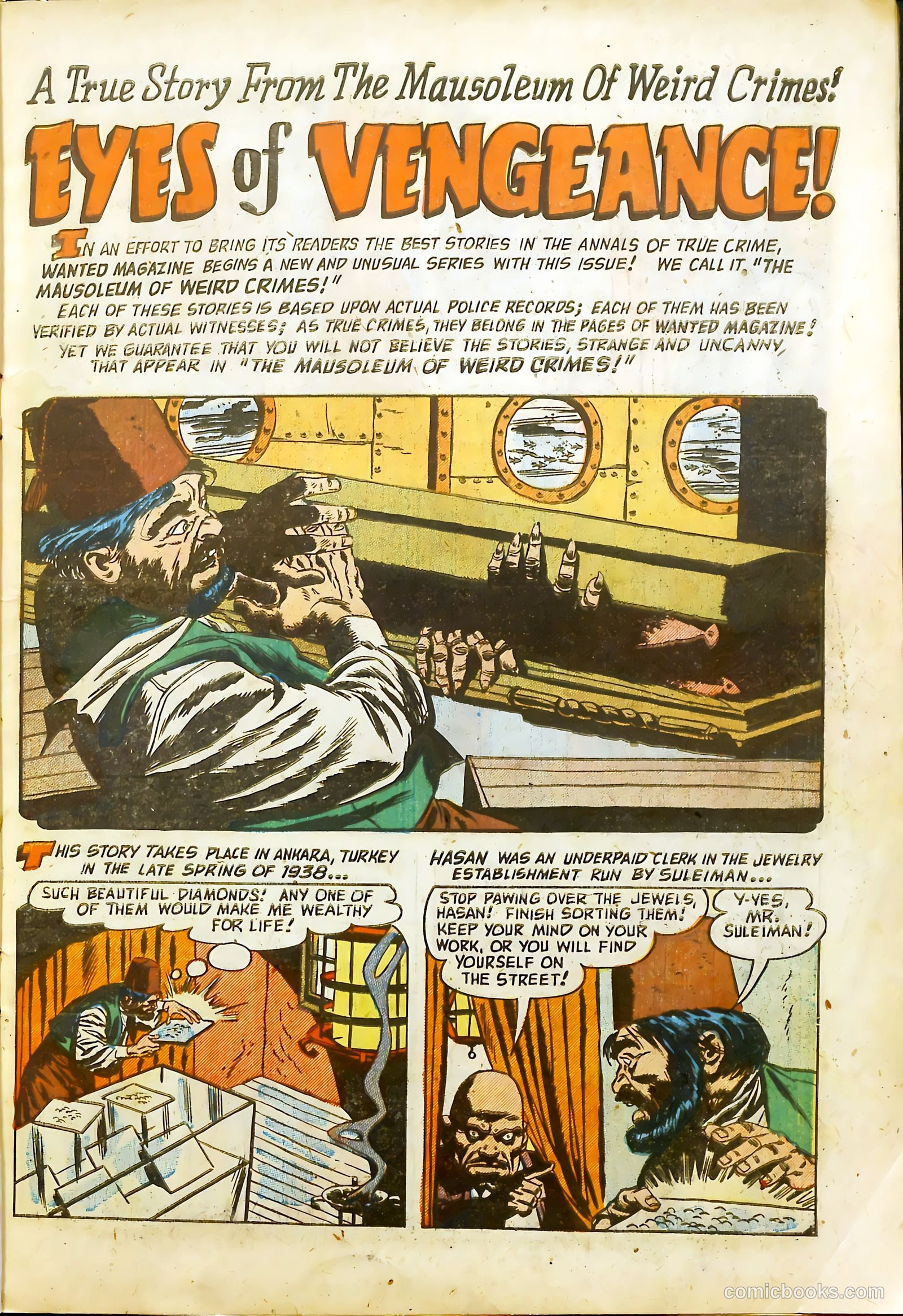 Wanted Comics #49 (1952) — page 3 of 36