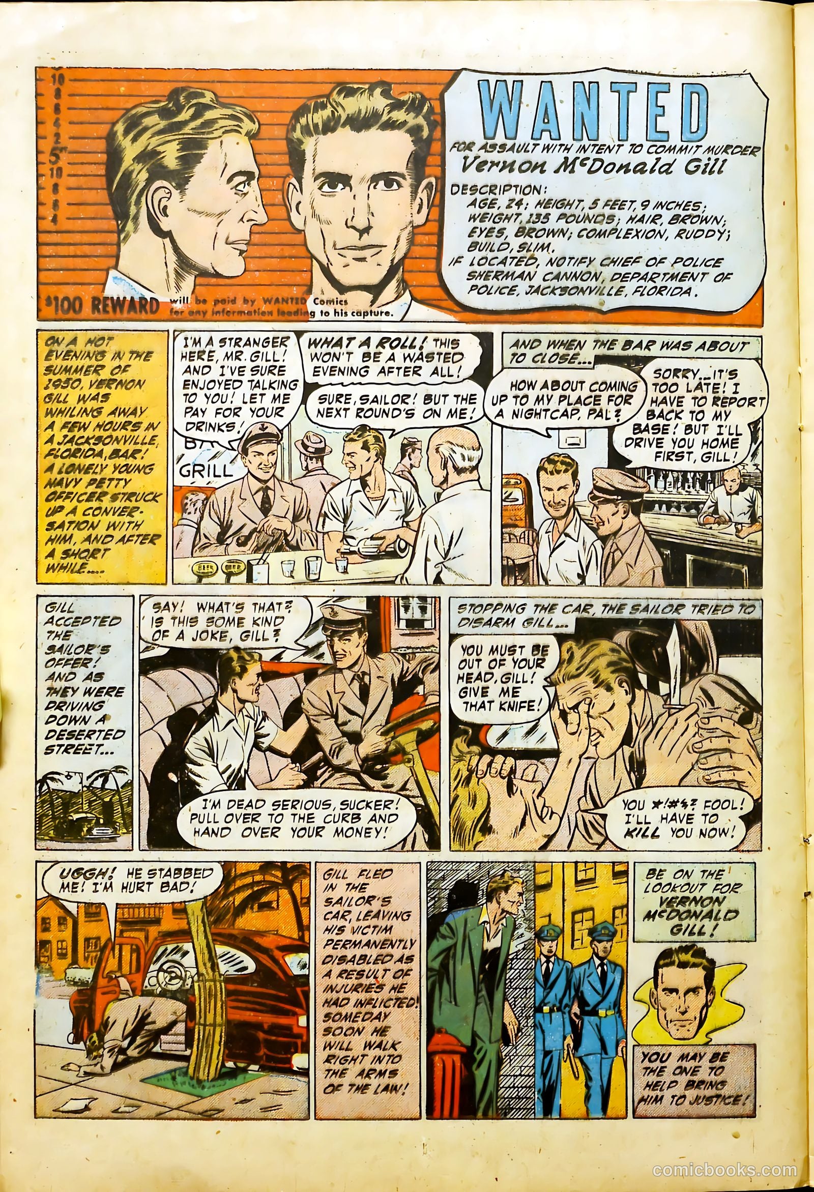 Wanted Comics #50 (1952) — page 12 of 36