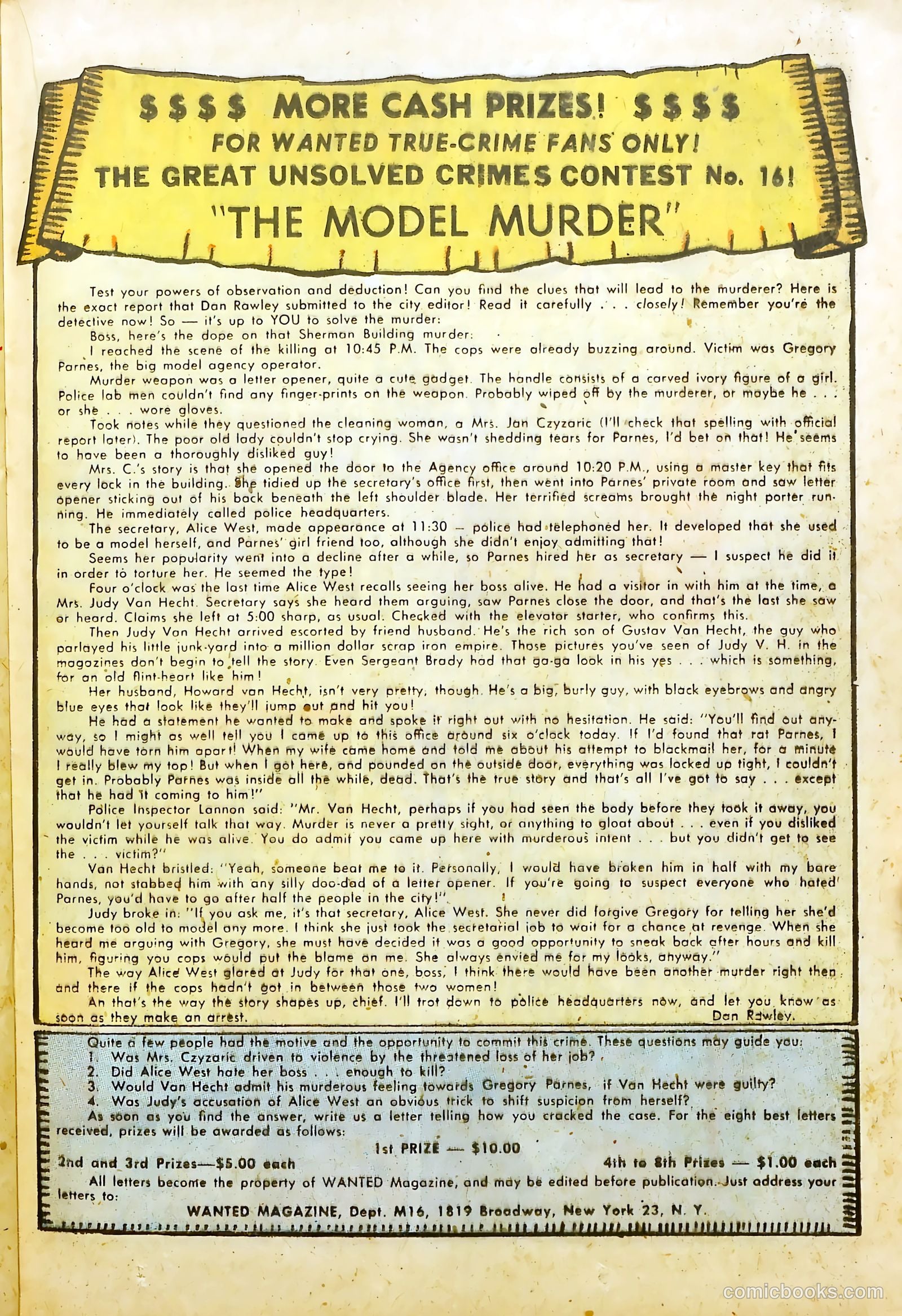 Wanted Comics #50 (1952) — page 23 of 36