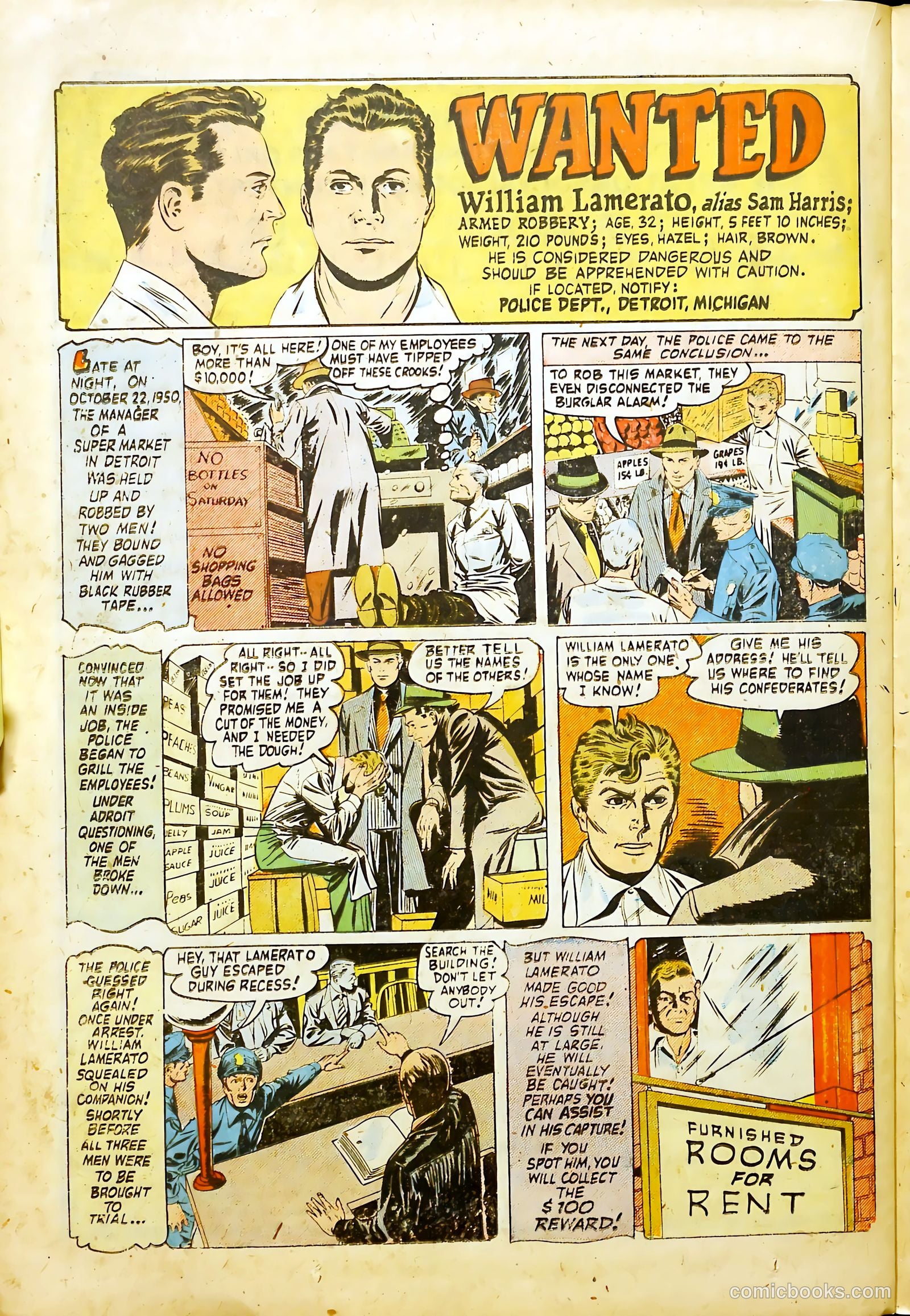 Wanted Comics #50 (1952) — page 24 of 36