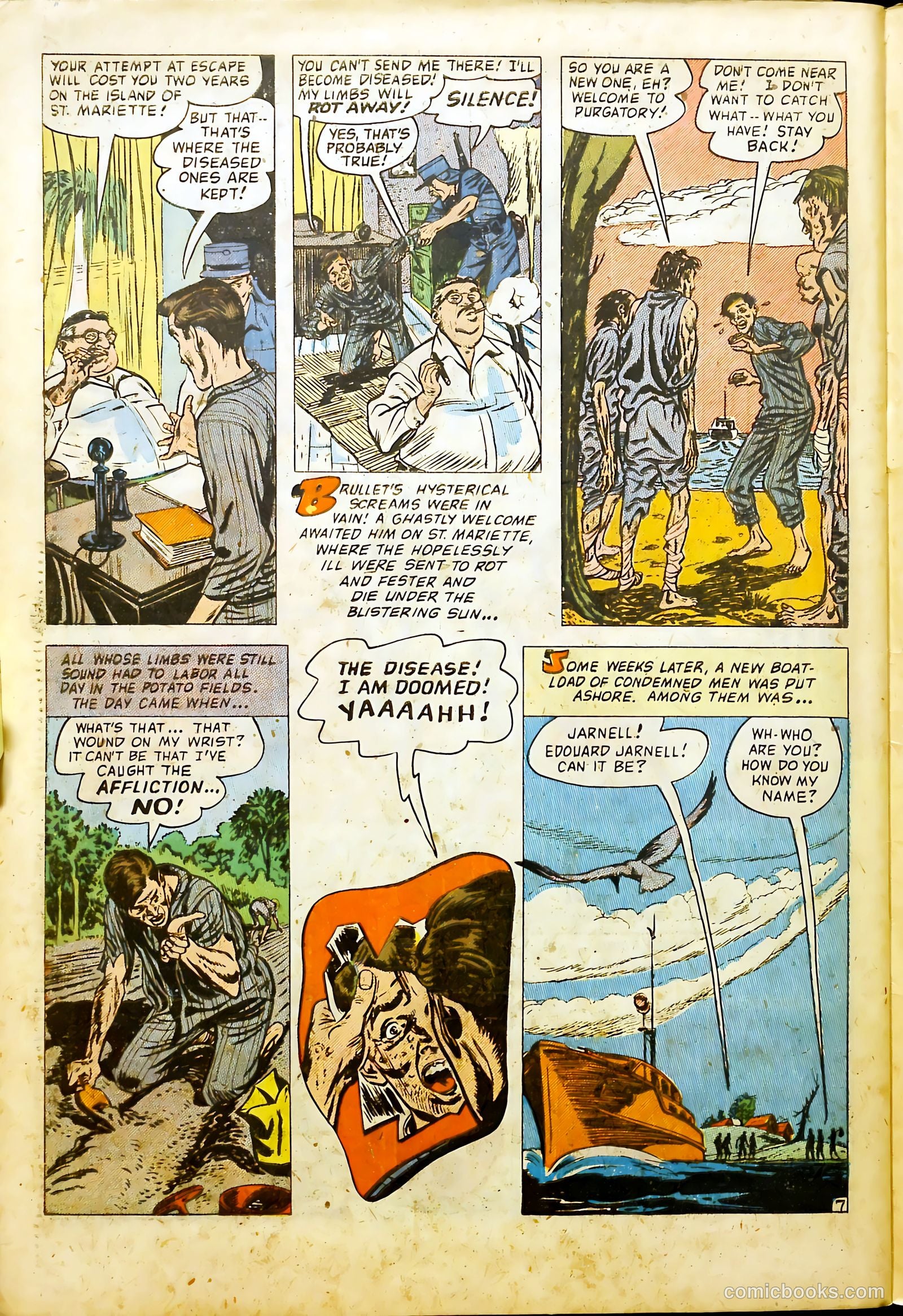 Wanted Comics #50 (1952) — page 32 of 36
