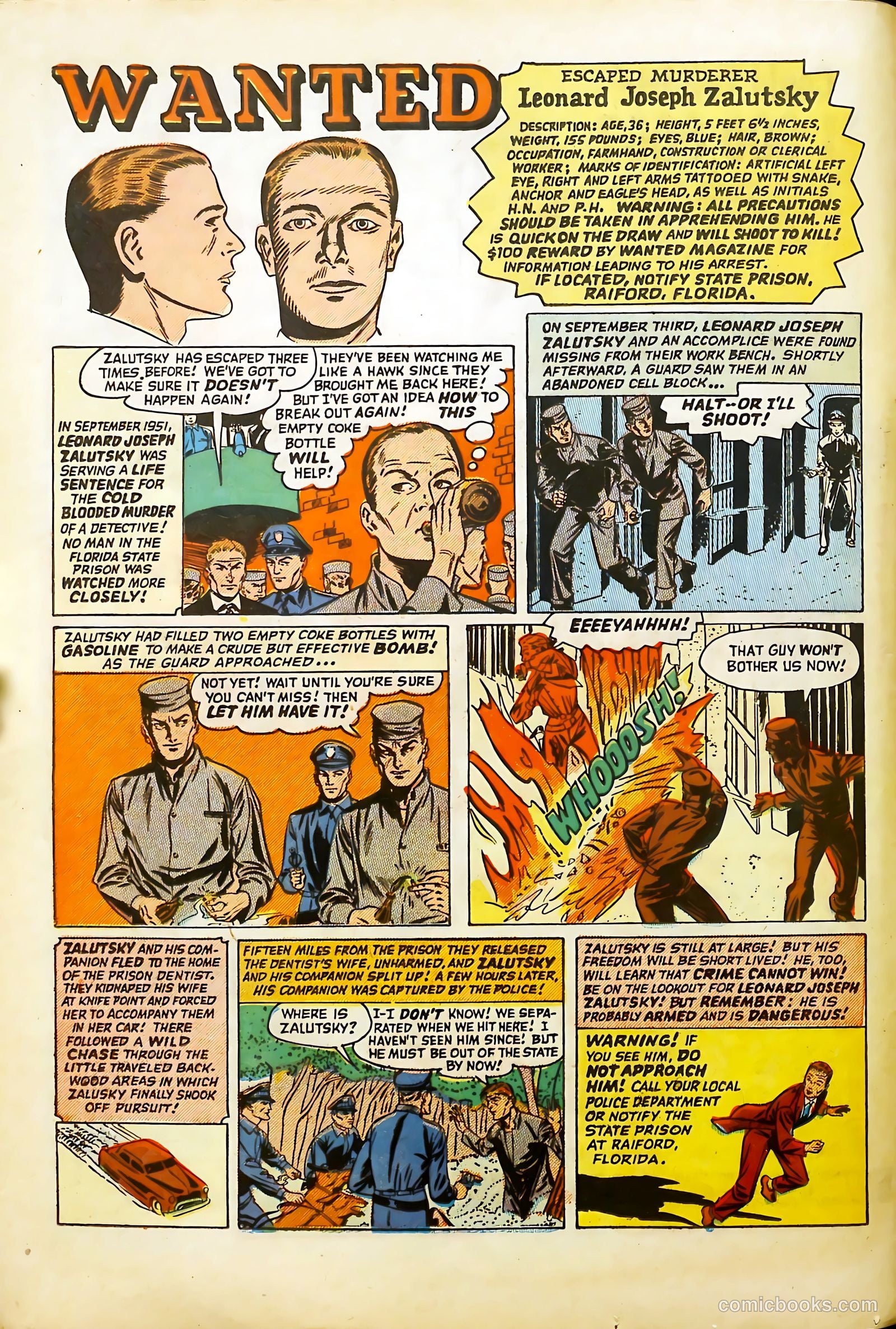Wanted Comics #51 (1952) — page 12 of 36