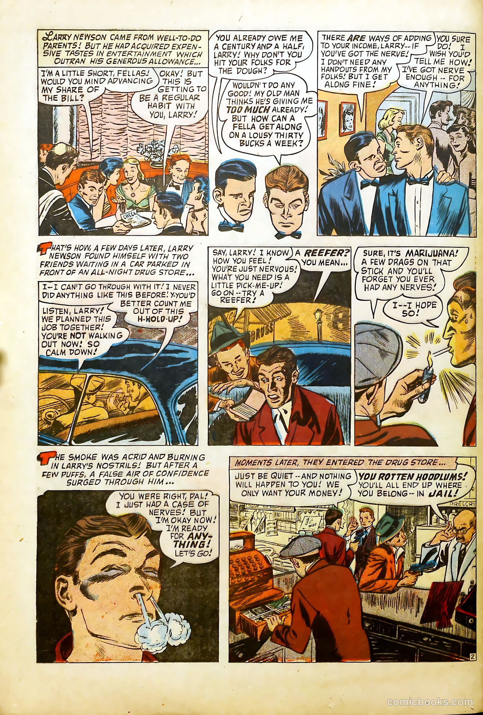 Wanted Comics #51 (1952) — page 16 of 36
