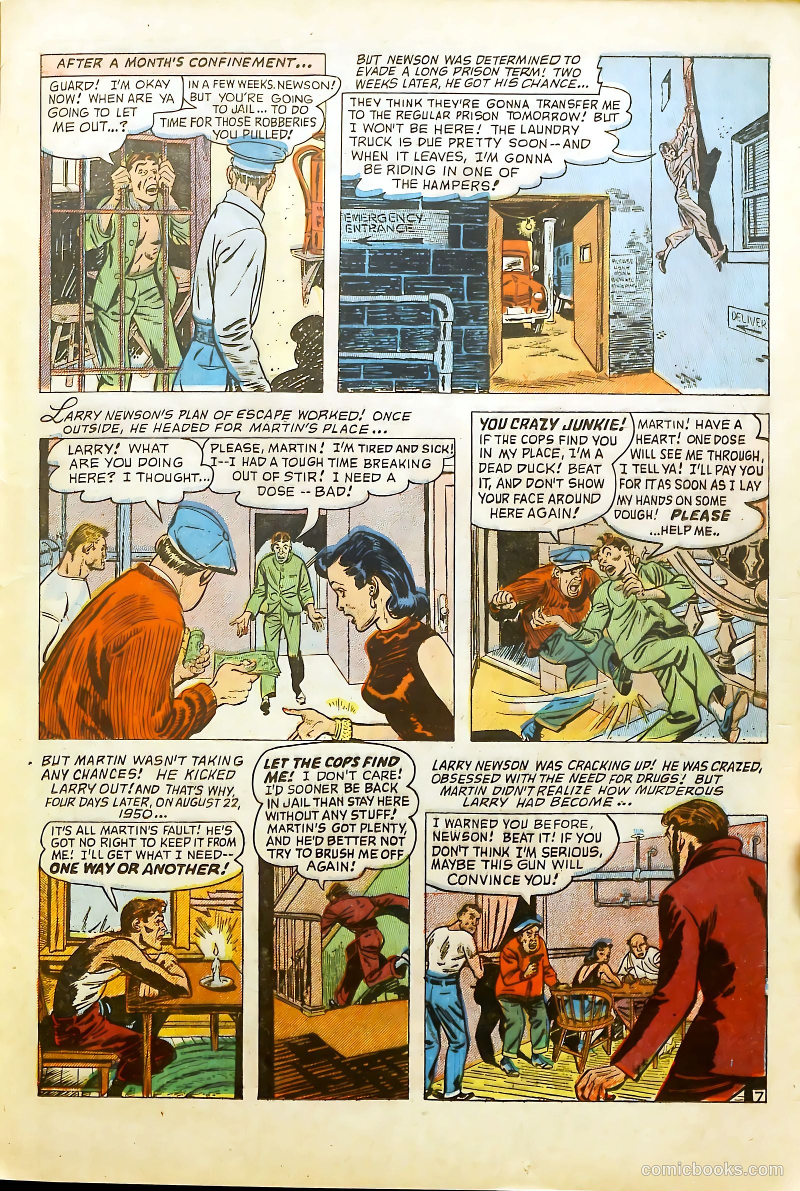 Wanted Comics #51 (1952) — page 21 of 36