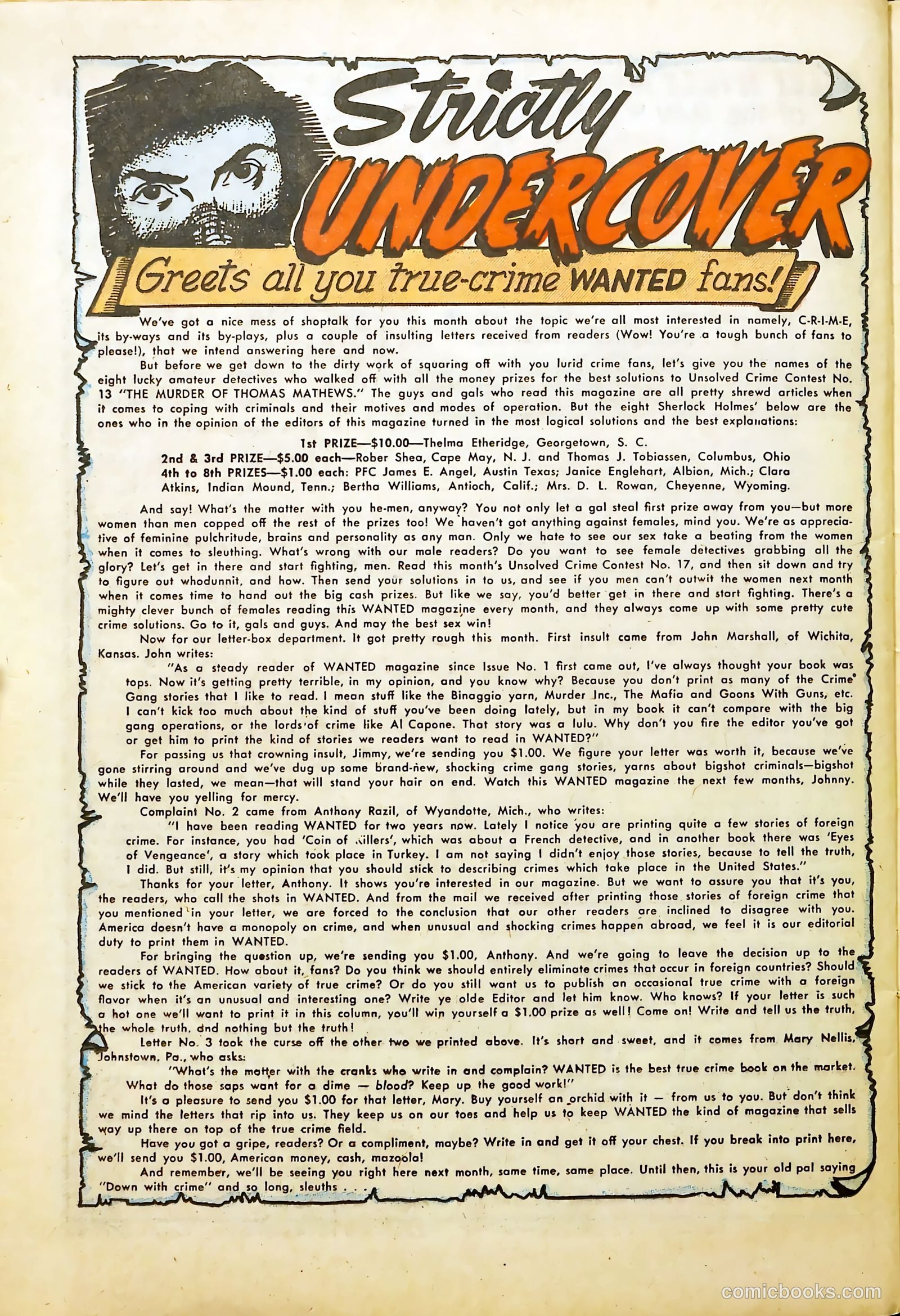 Wanted Comics #51 (1952) — page 26 of 36