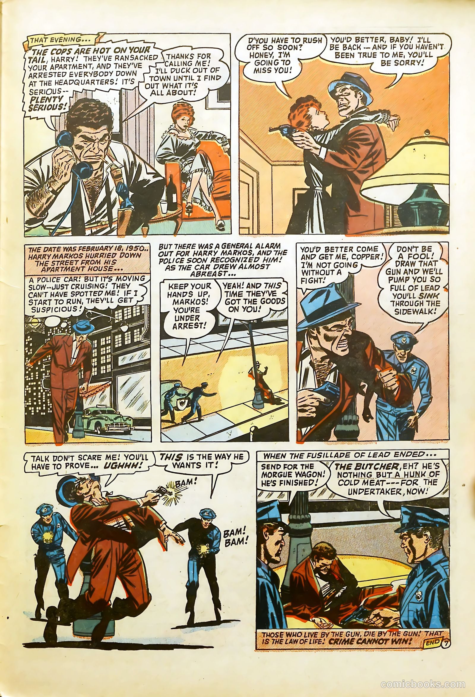 Wanted Comics #51 (1952) — page 33 of 36