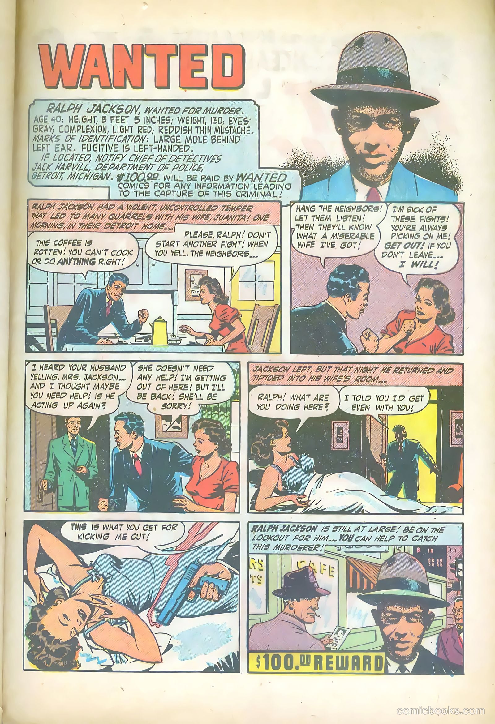 Wanted Comics #52 (1953) — page 27 of 36