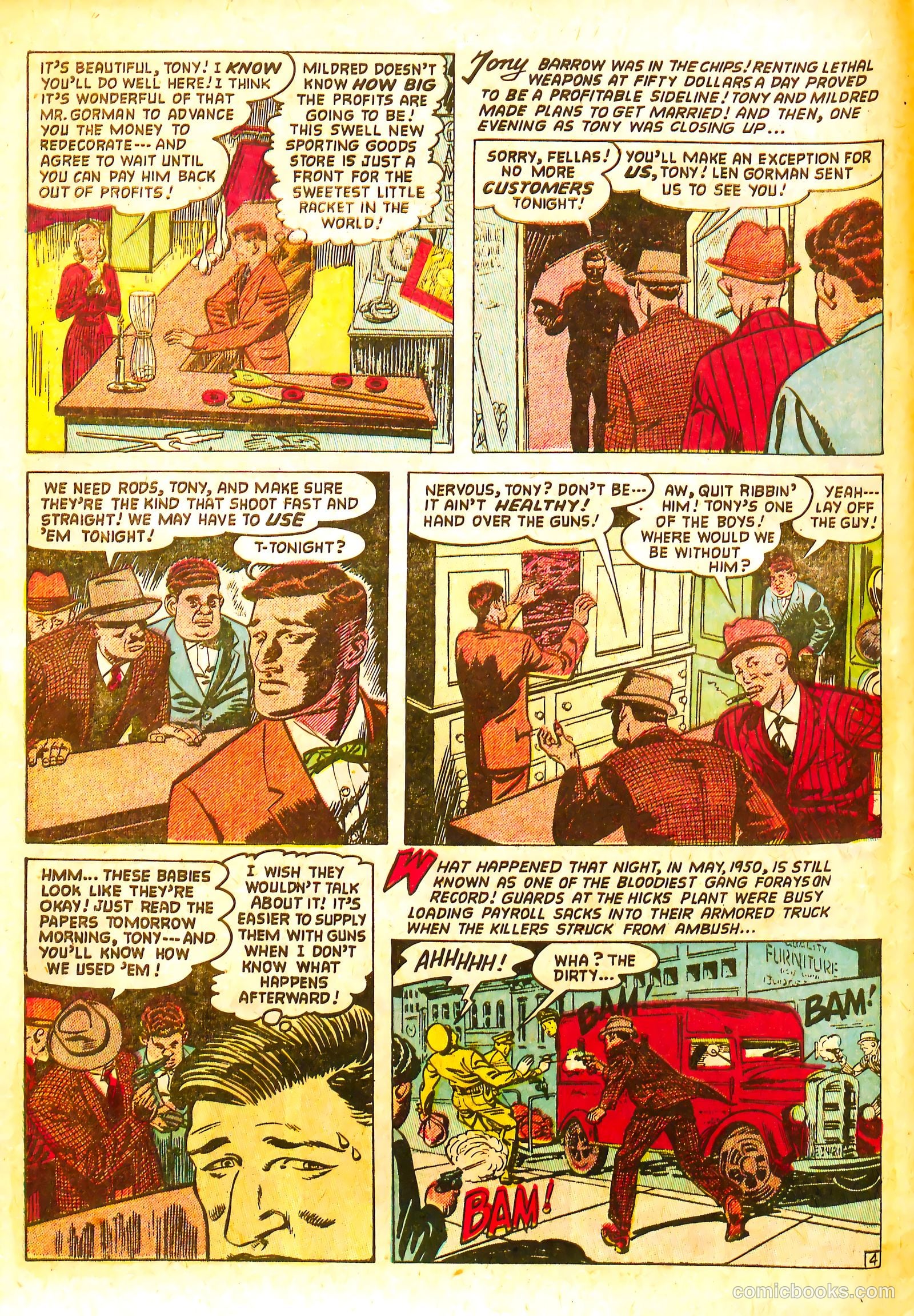 Wanted Comics #53 (1953) — page 6 of 36