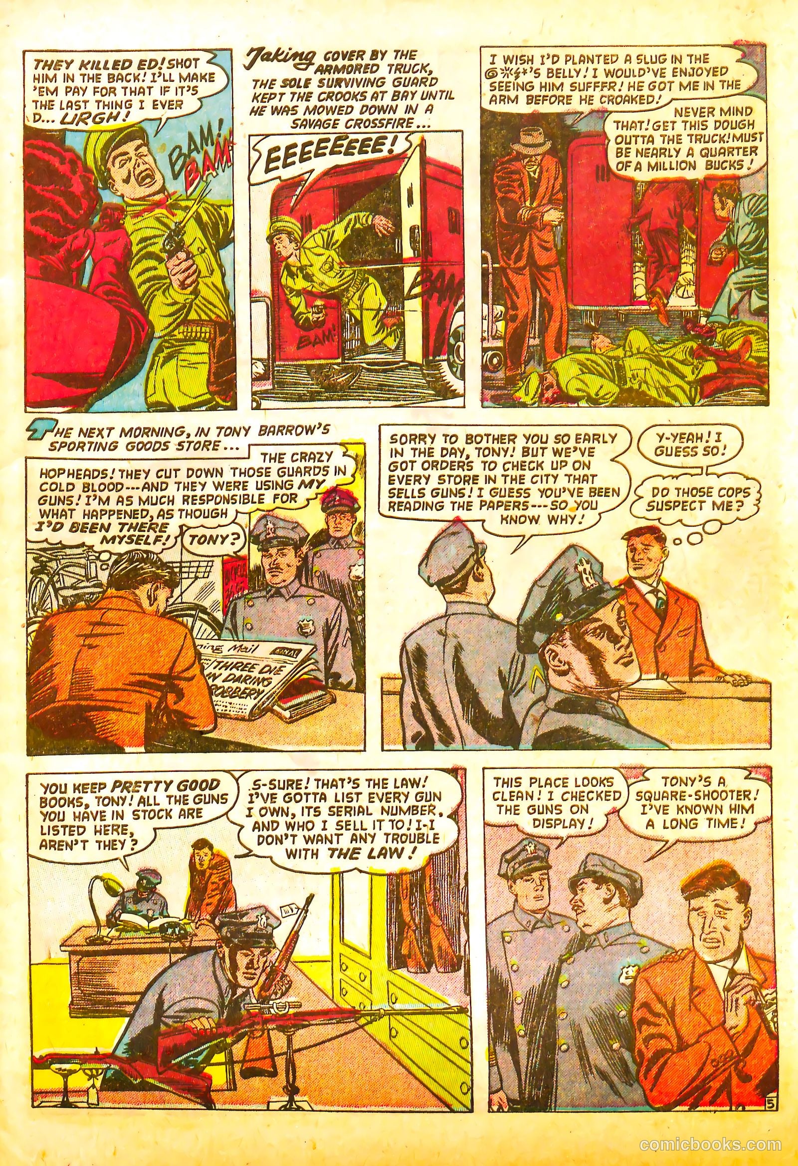 Wanted Comics #53 (1953) — page 7 of 36