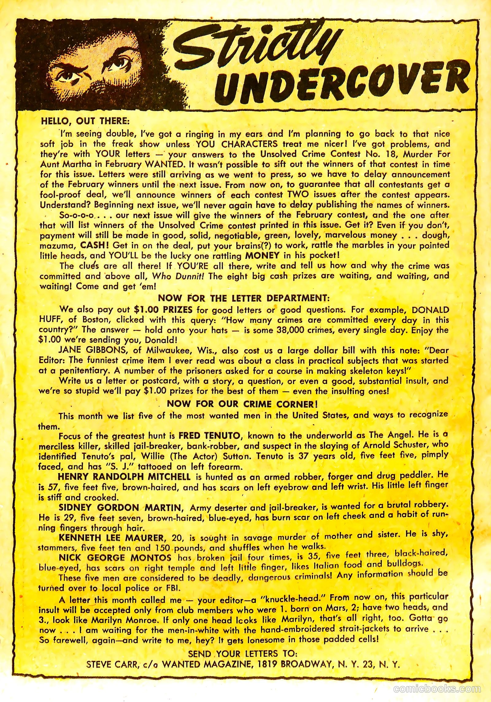 Wanted Comics #53 (1953) — page 22 of 36