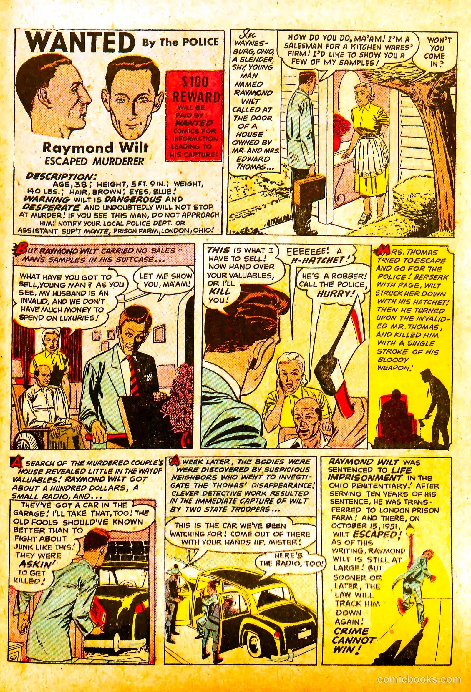 Wanted Comics #53 (1953) — page 25 of 36