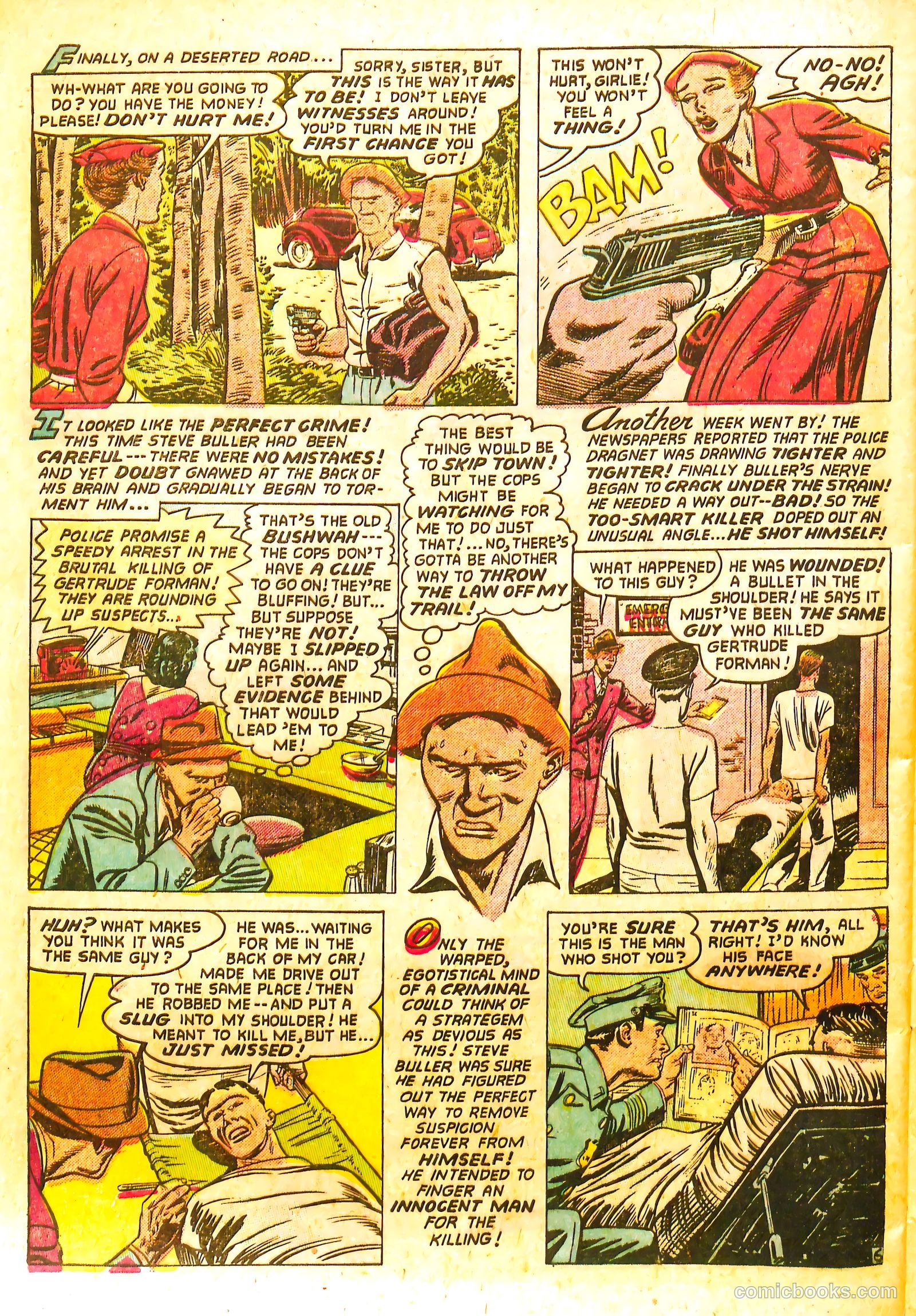 Wanted Comics #53 (1953) — page 32 of 36