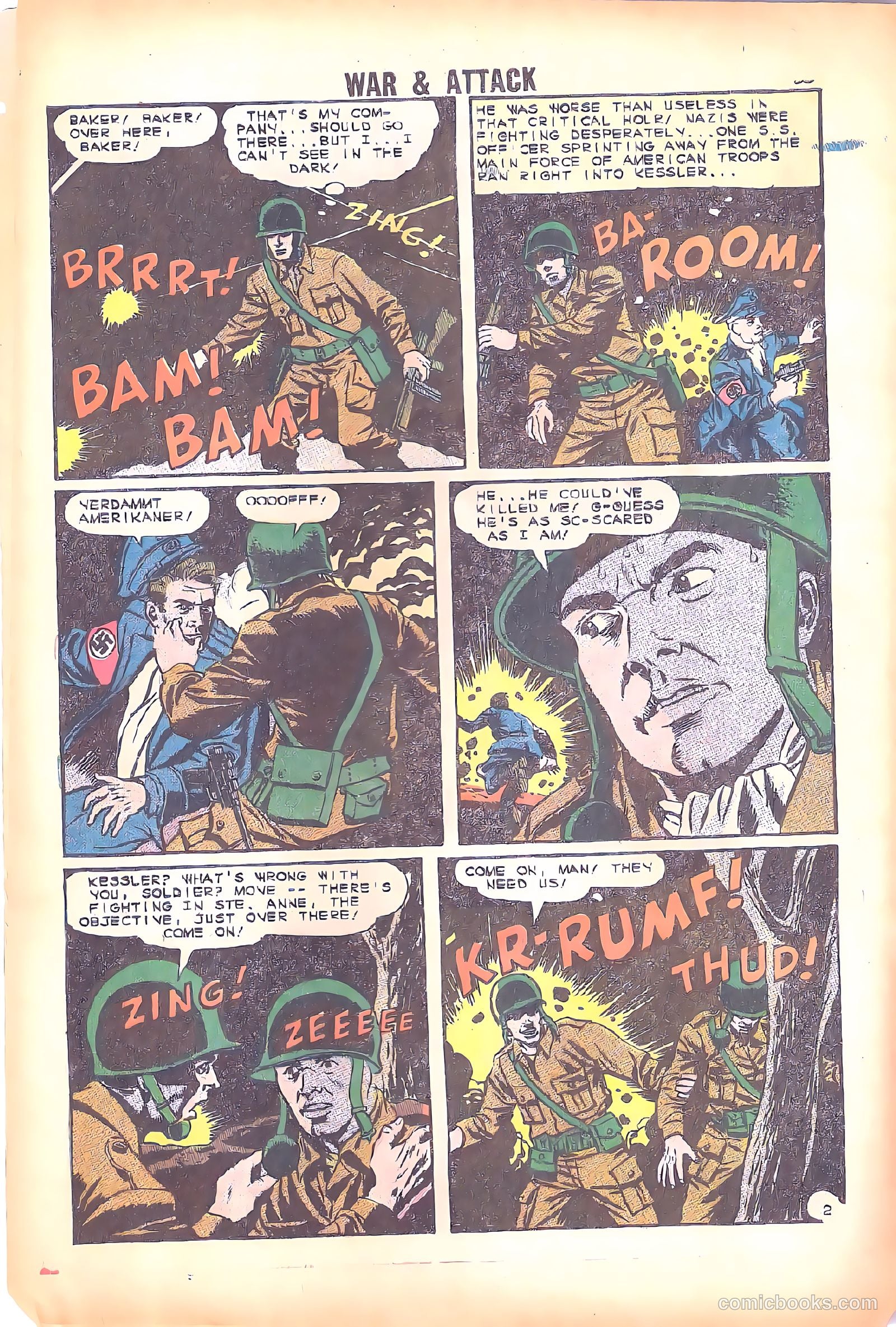 War and Attack #1 (1964) — page 4 of 36