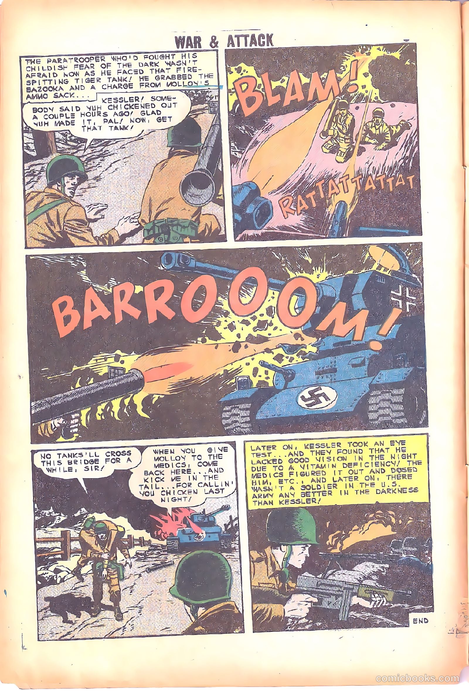 War and Attack #1 (1964) — page 8 of 36