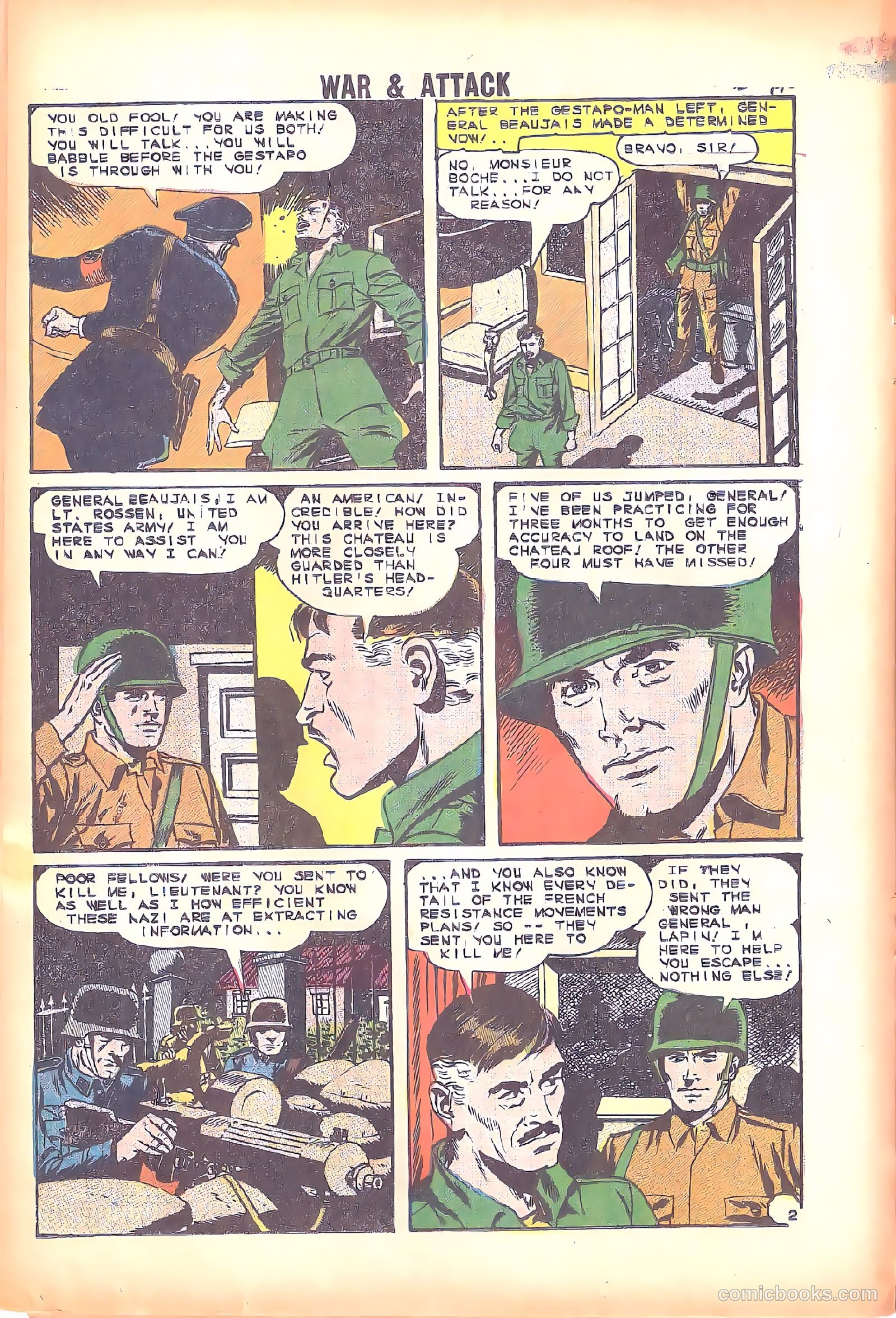 War and Attack #1 (1964) — page 16 of 36